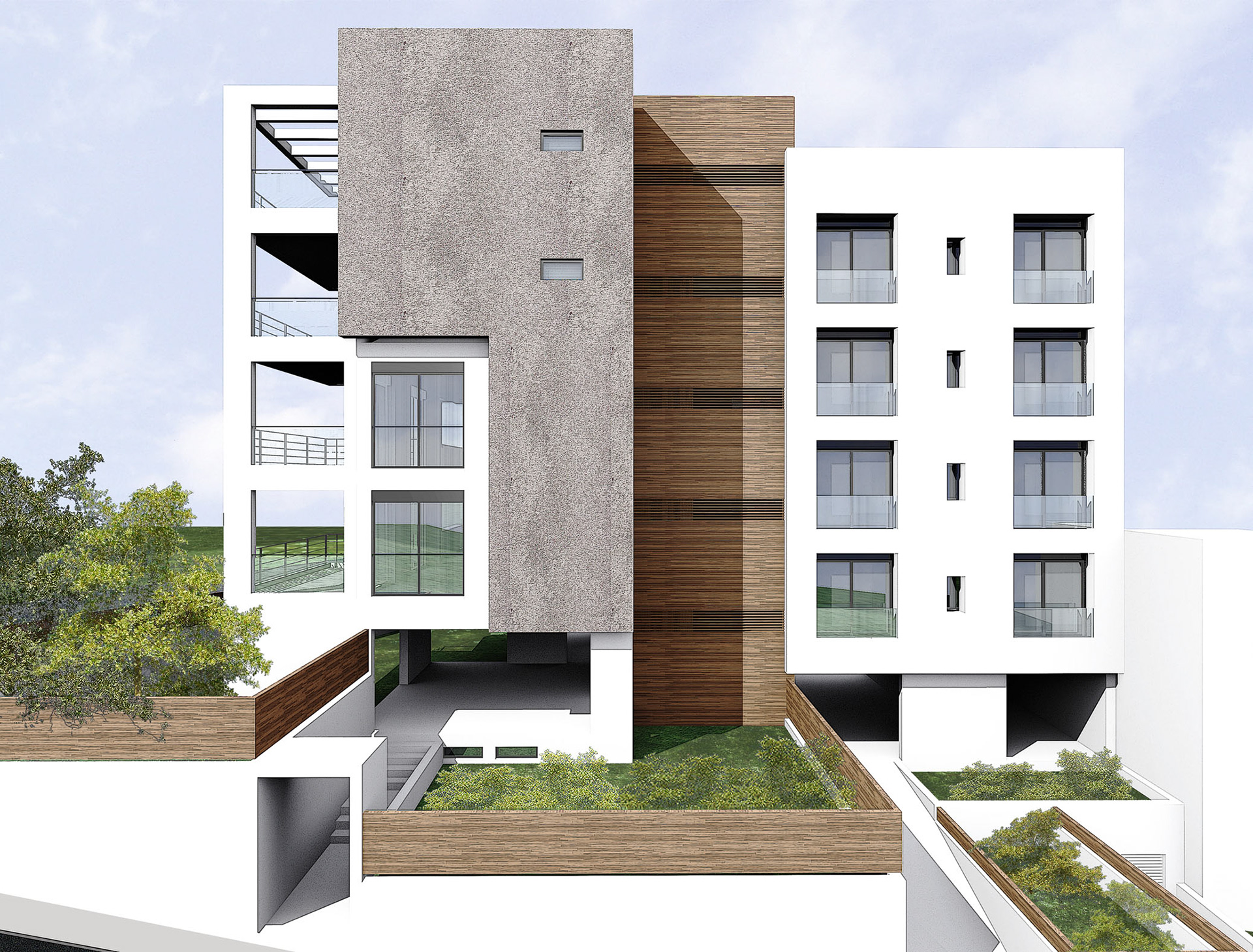 UOOU Studio, Sustainable Architecture, Residential Building, Façade