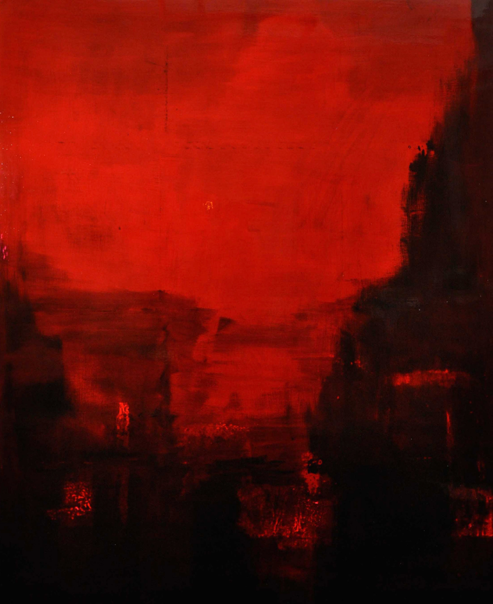 THE LITTLE STREET, Oil on linen H 230 x 182 cm