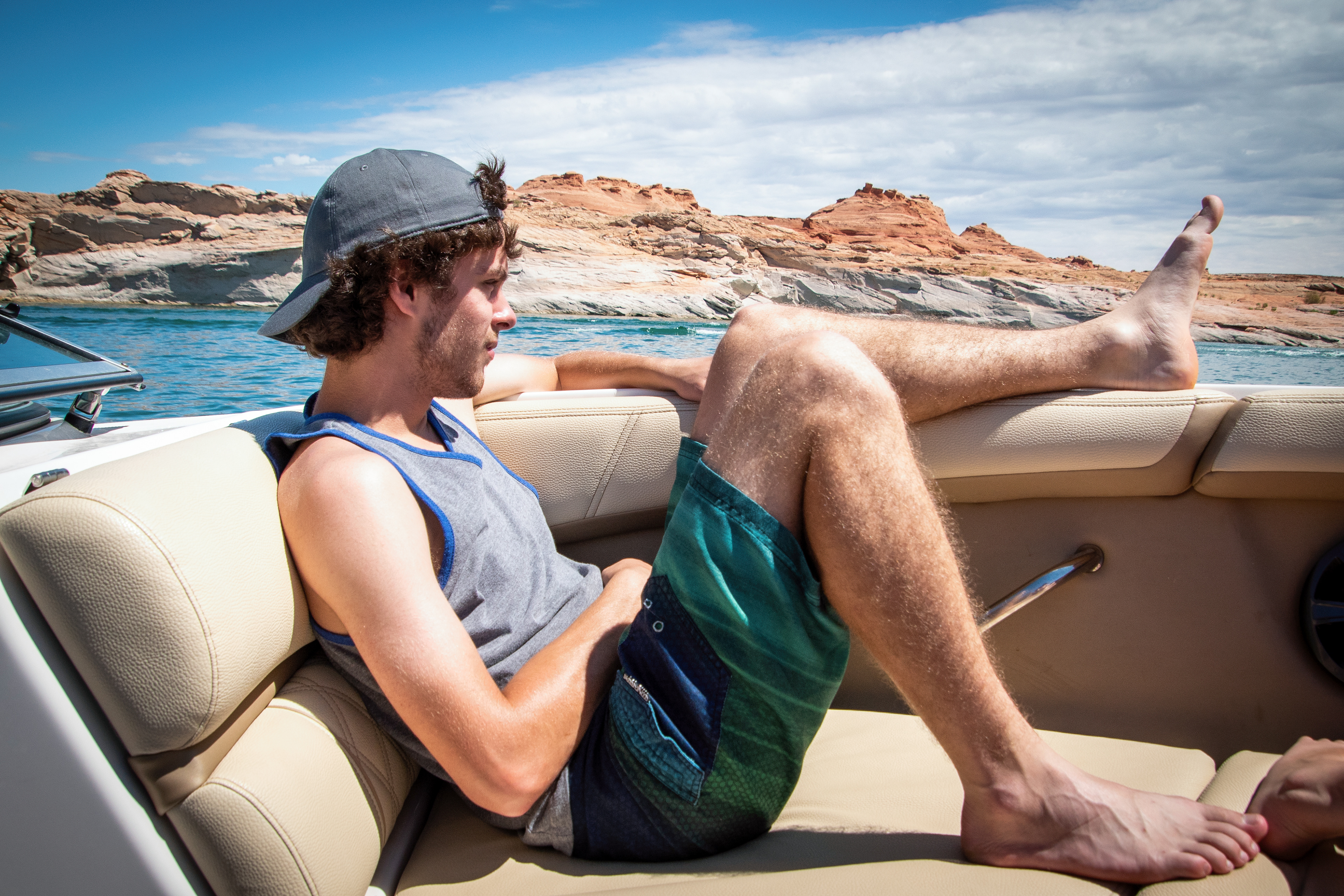 Boat ride on Lake Powell