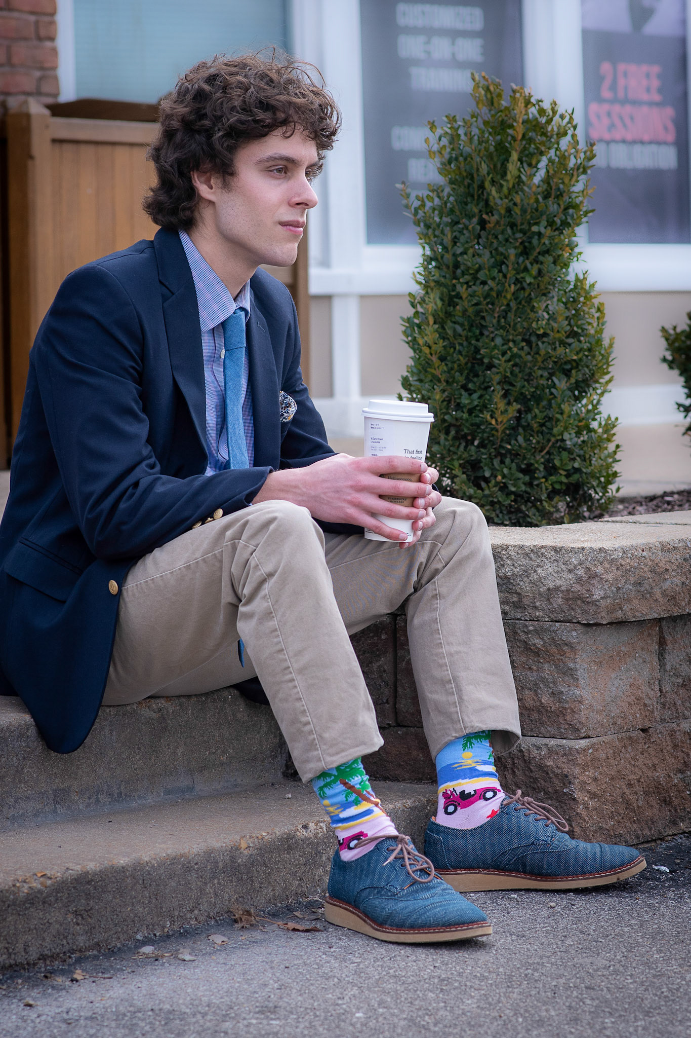 Men's socks and tie by Rooster