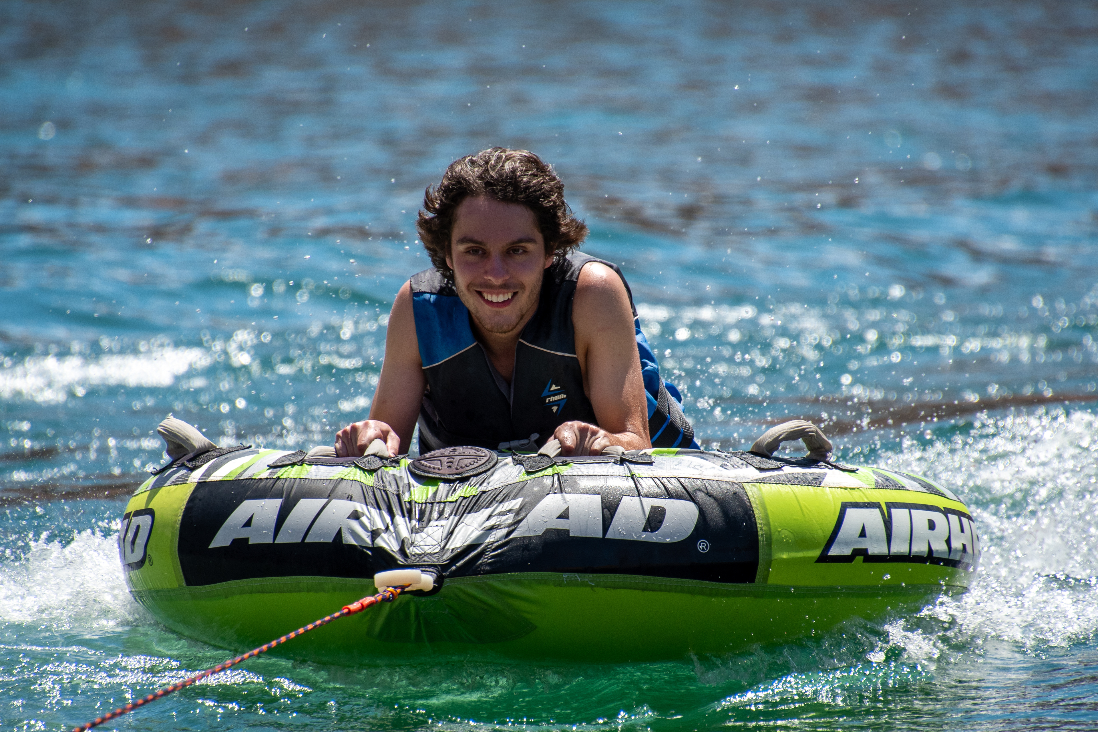 Watersports tubing on Lake Powell