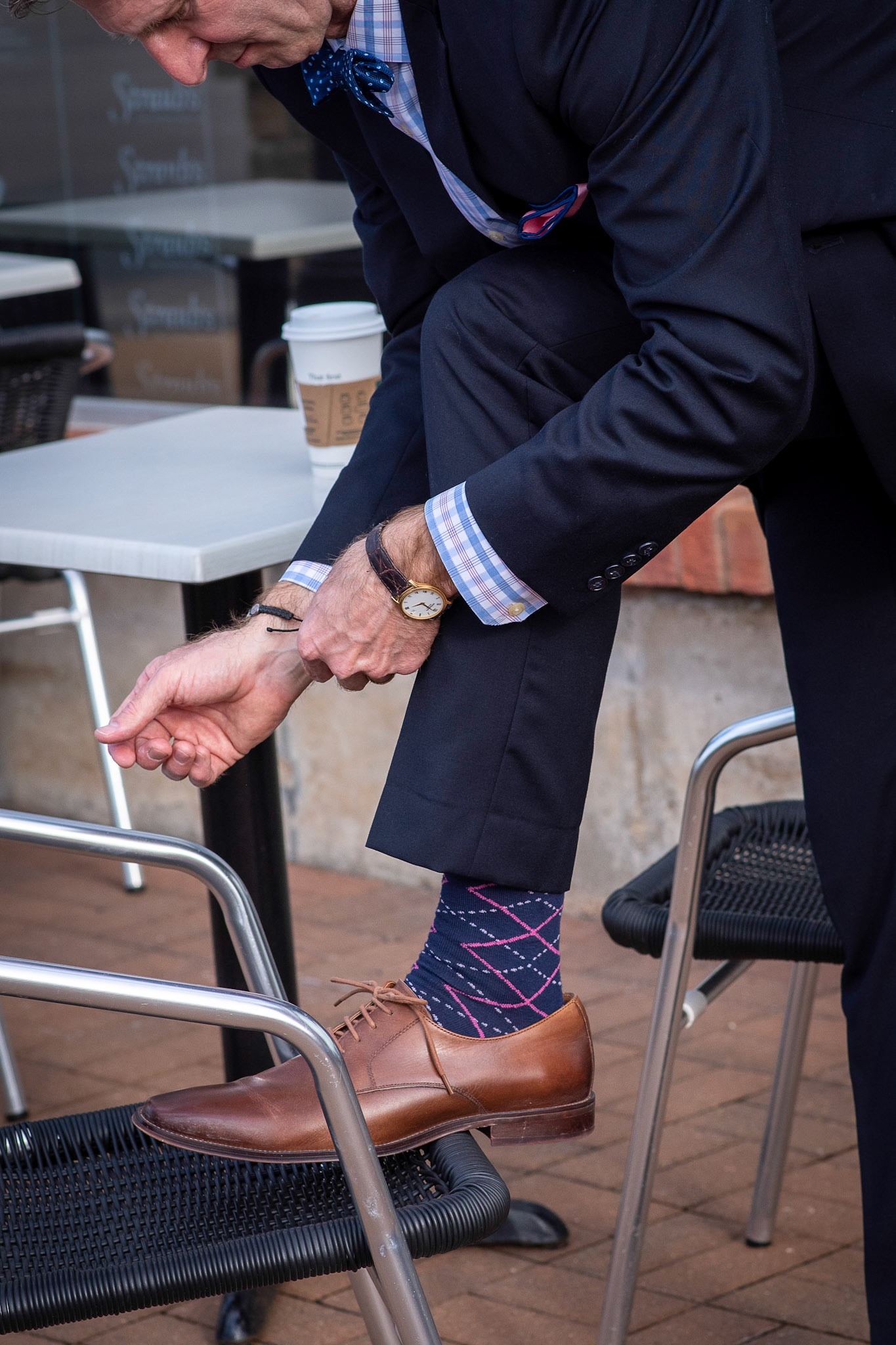 Men's socks and tie by Rooster