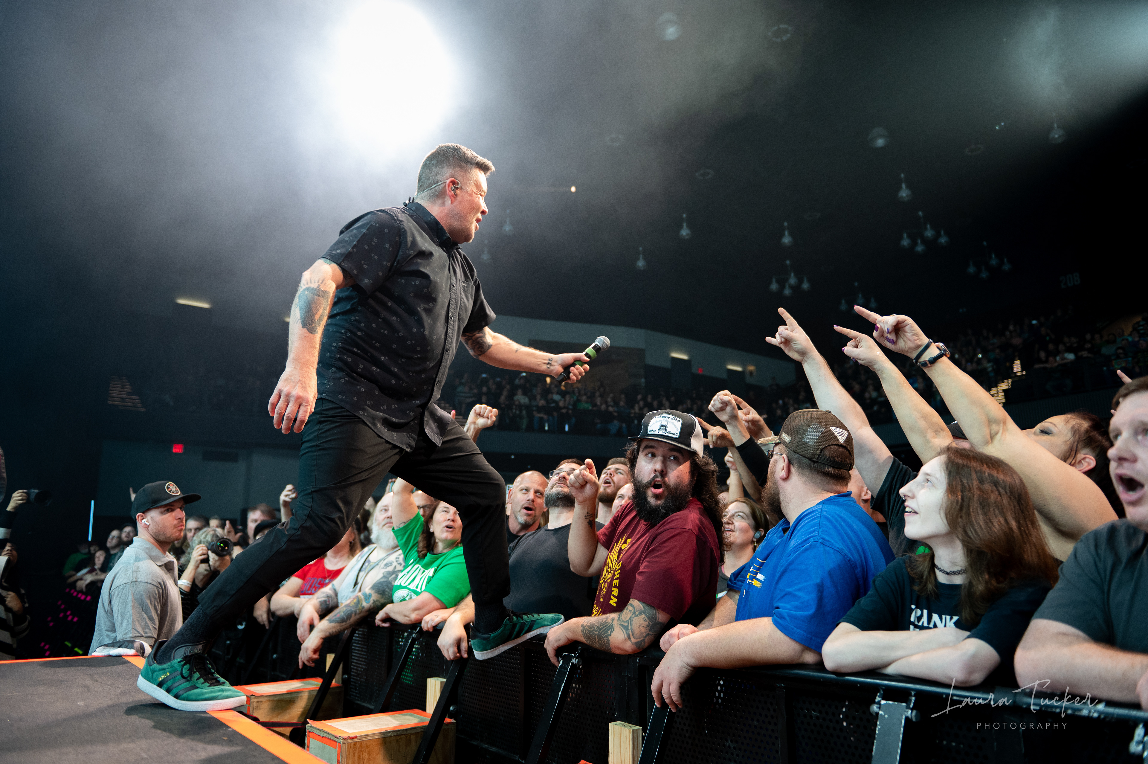 The Dropkick Murphys perforning live at the Factory in Chesterfield.