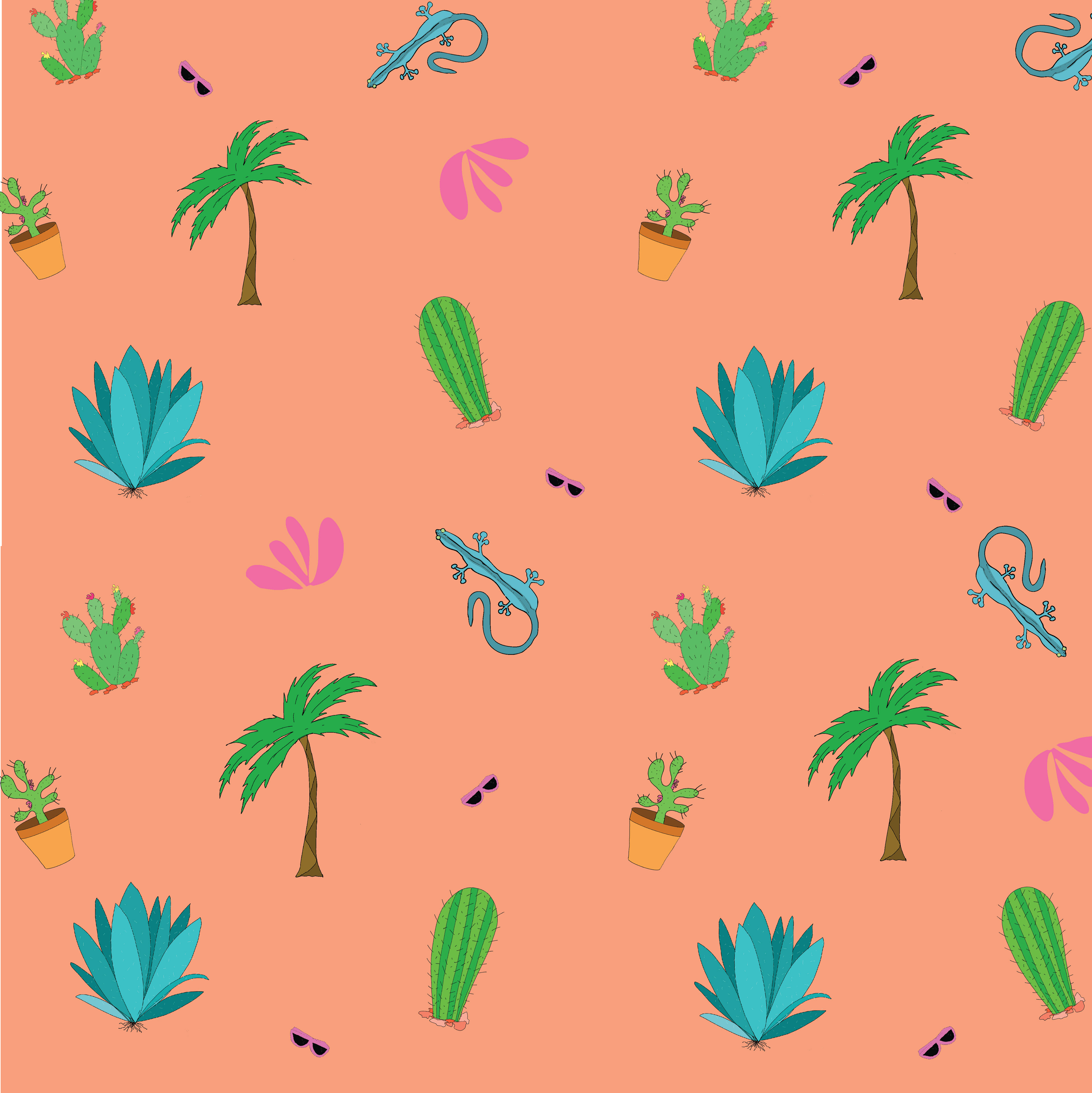 coral desert life