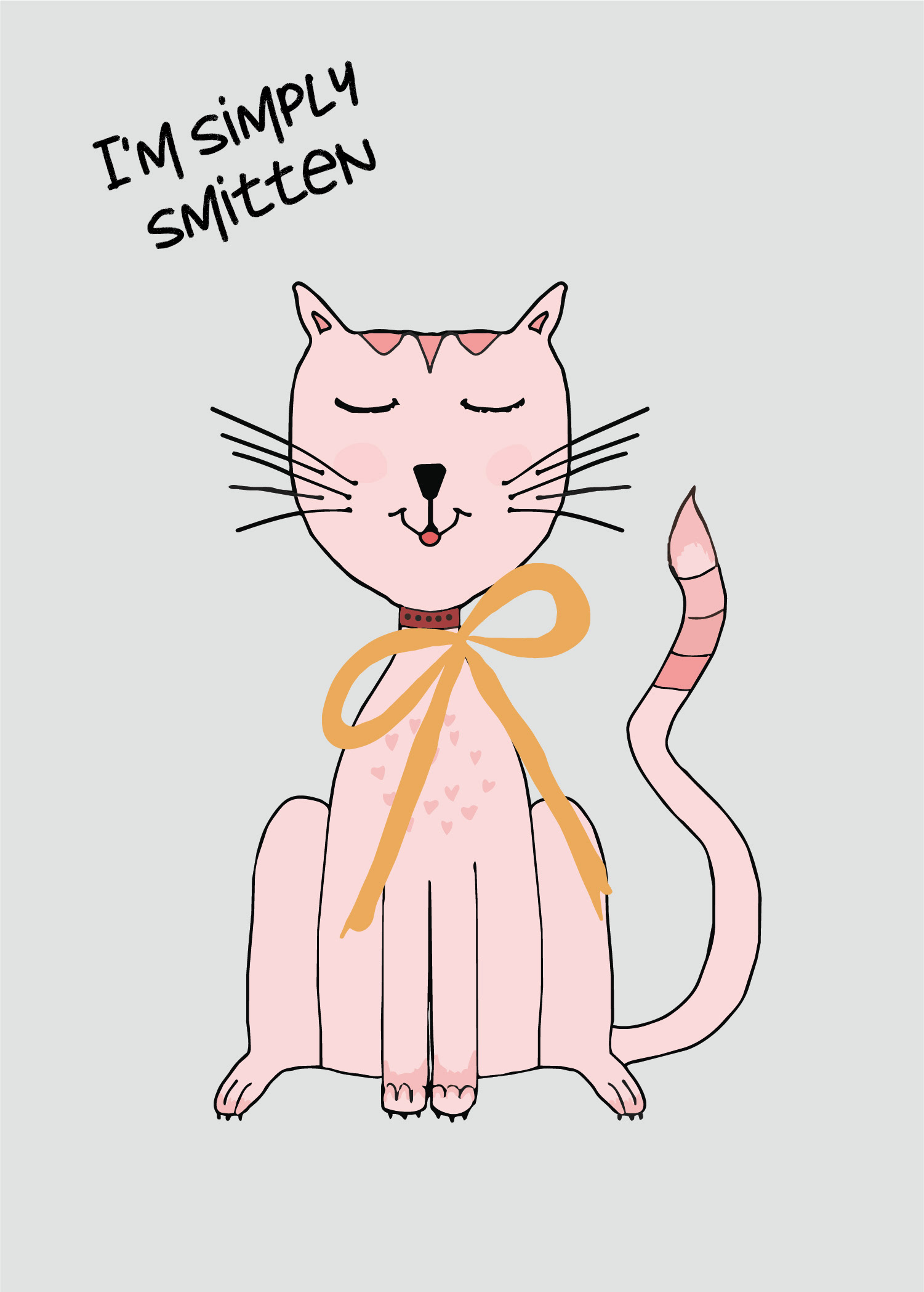 SMITTEN KITTEN CARD