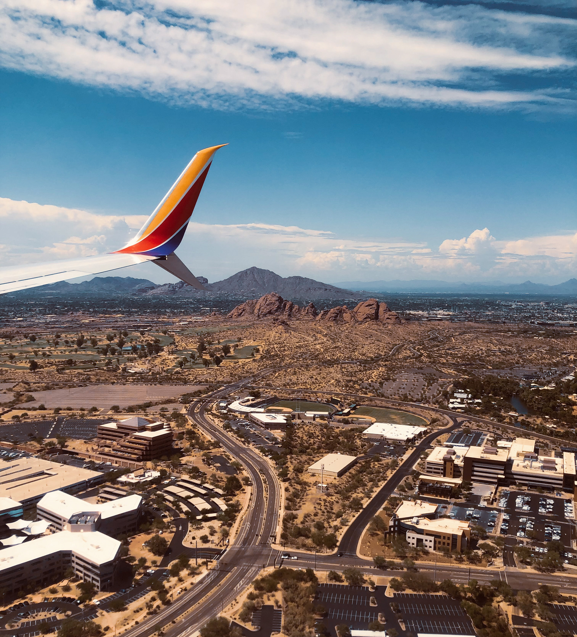 Desert Descent Aerial