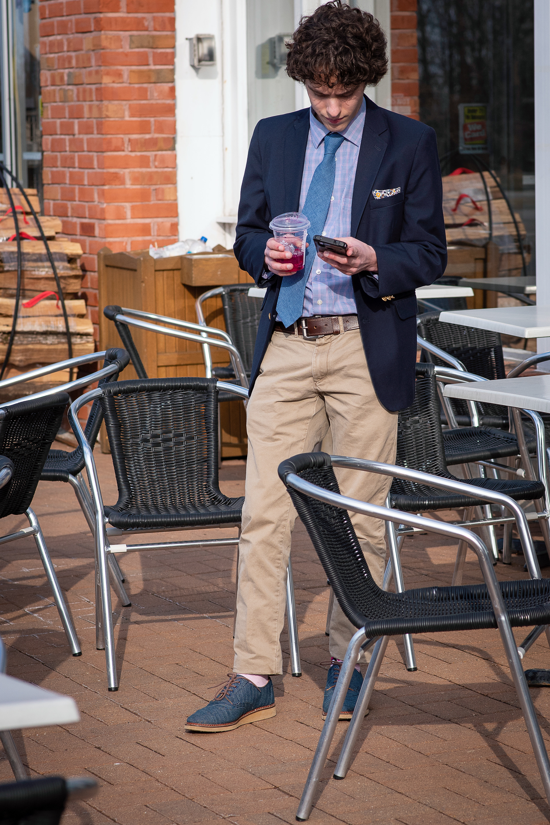 professional man on his phone