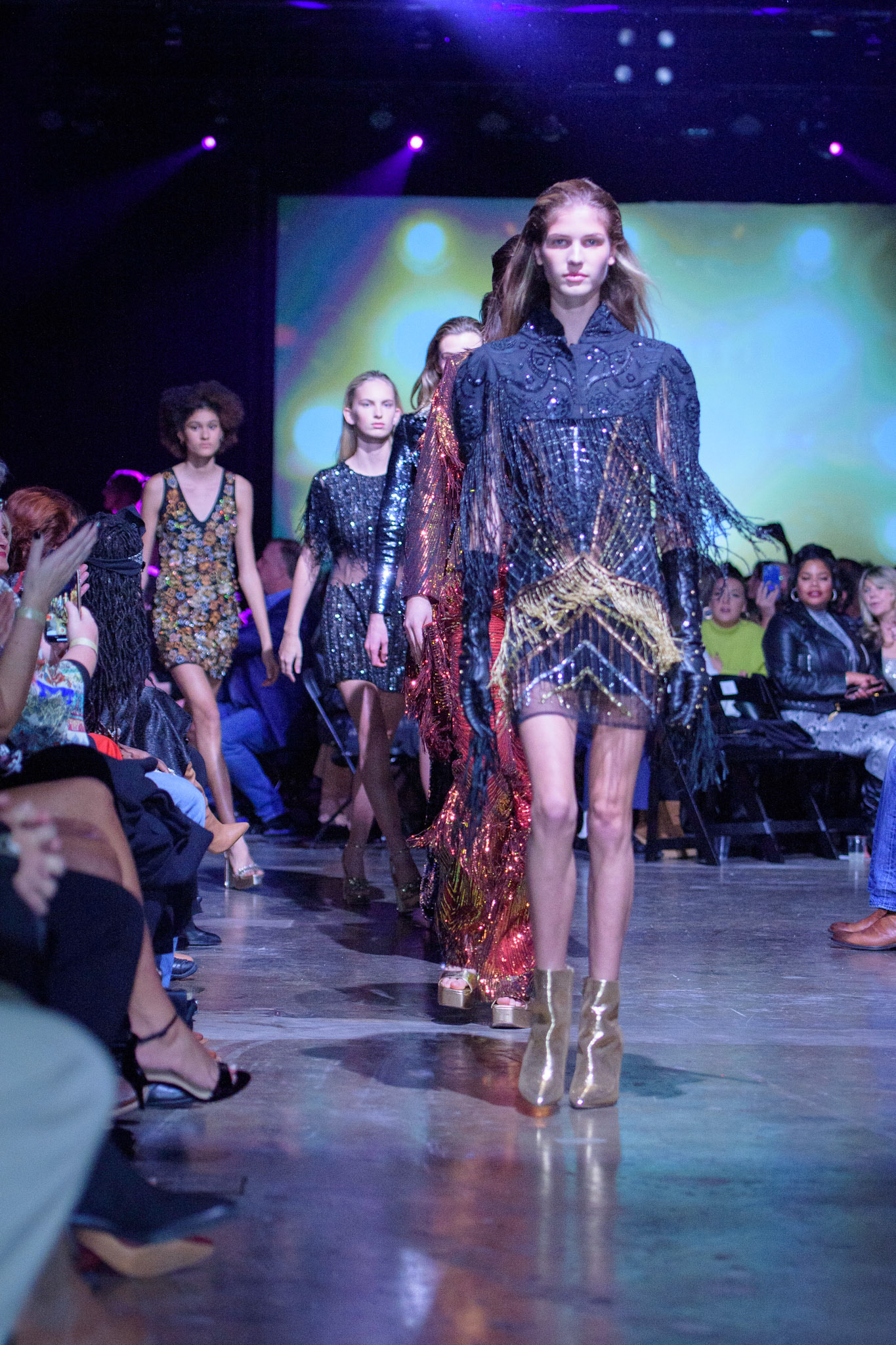 Models on Runway at 10th Tribute Fashion Show