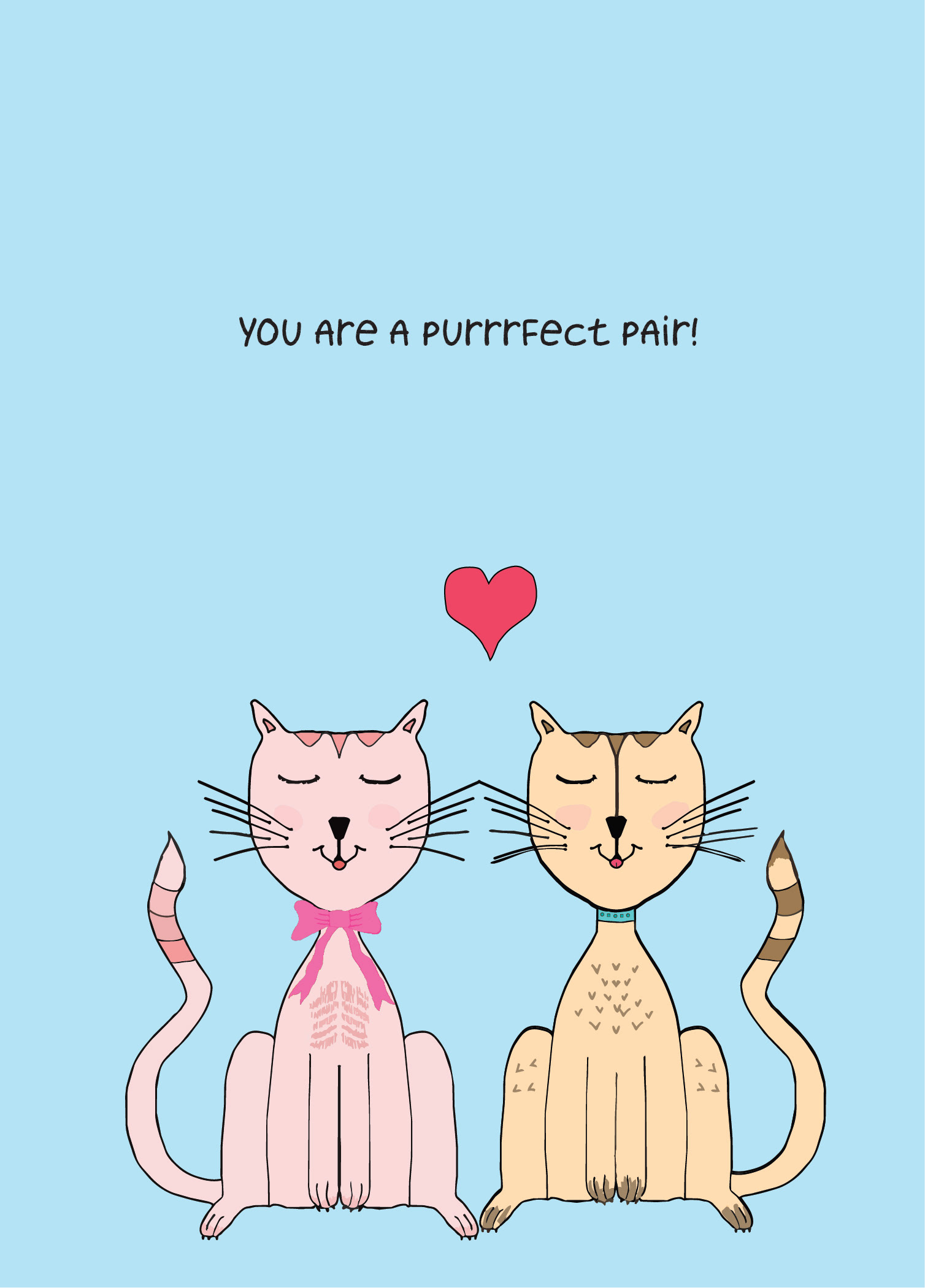 PURRRFECT PAIR CARD