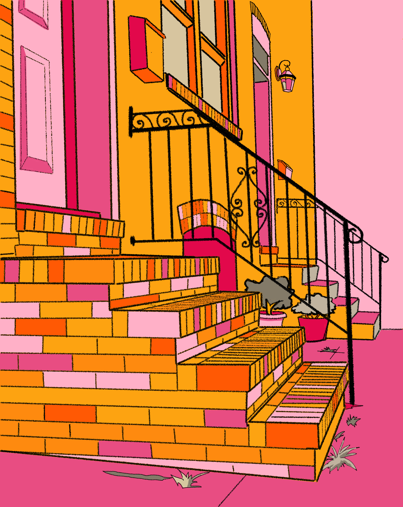 The Stoop exhibit key art