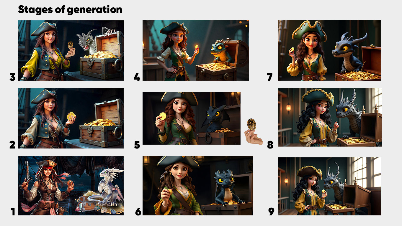 Make a banner, emulation of 3d rendering