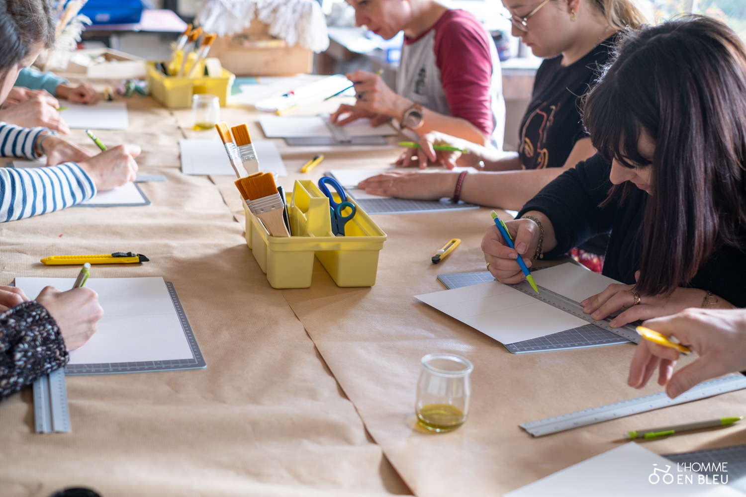Photo : L'homme en bleu