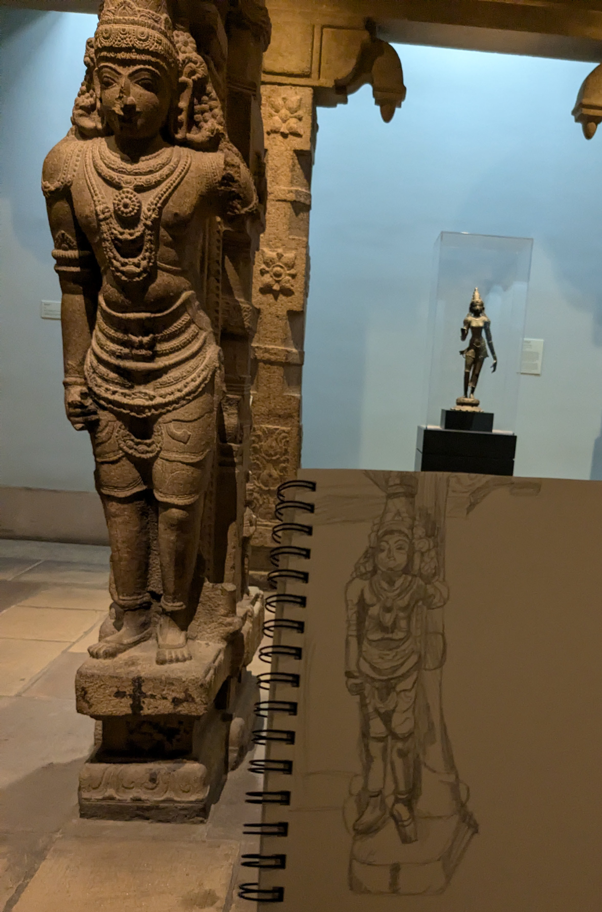 Statue at Philadelphia Museum of Art 2/2/25