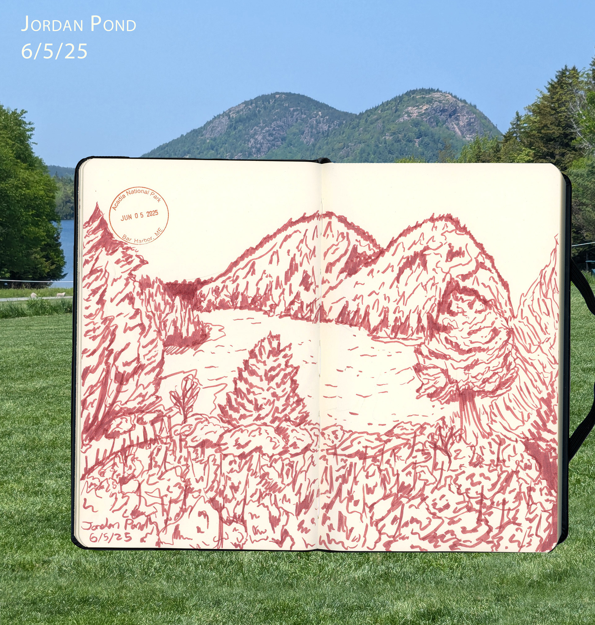 Jordan Pond ME 6/5/25