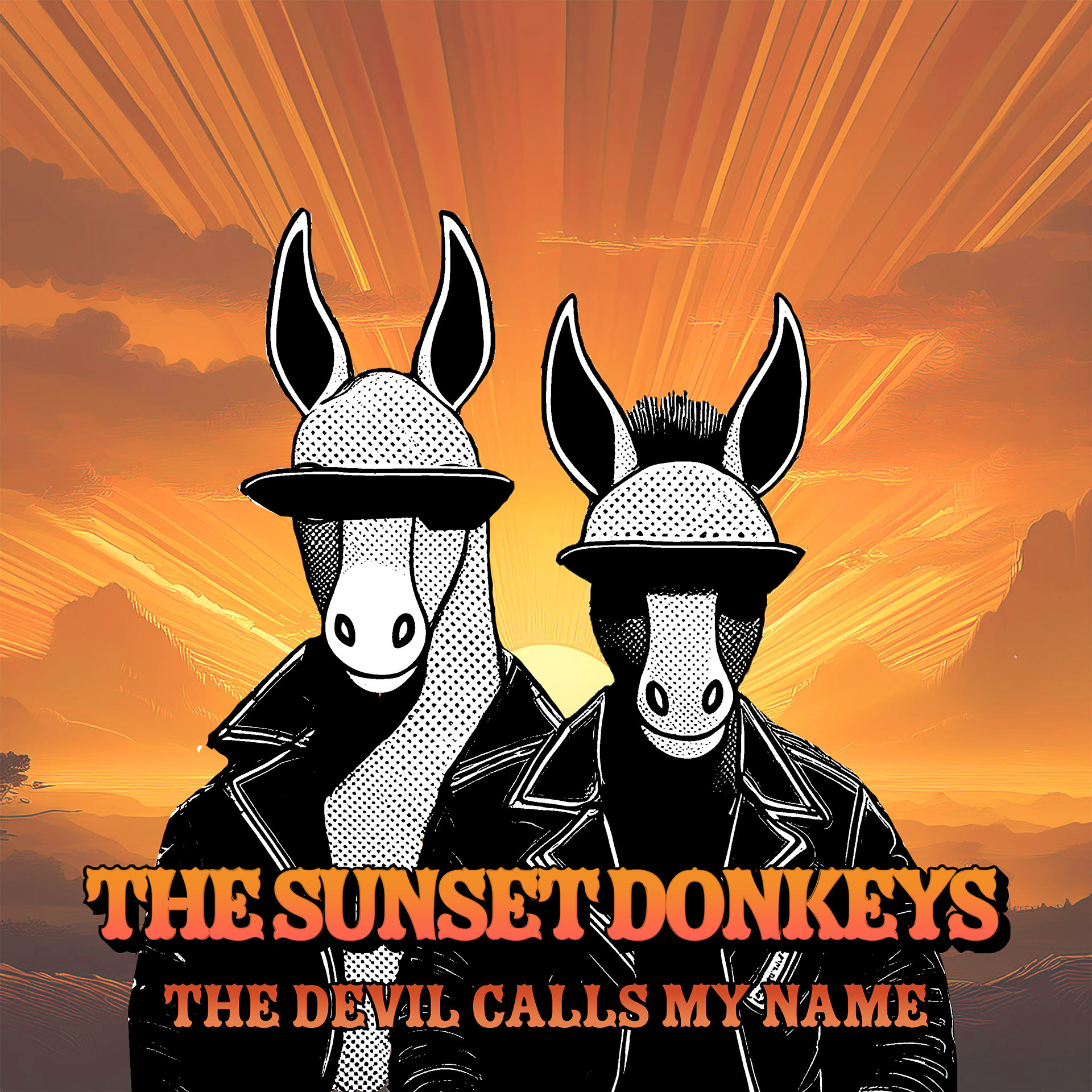 The Sunset Donkeys