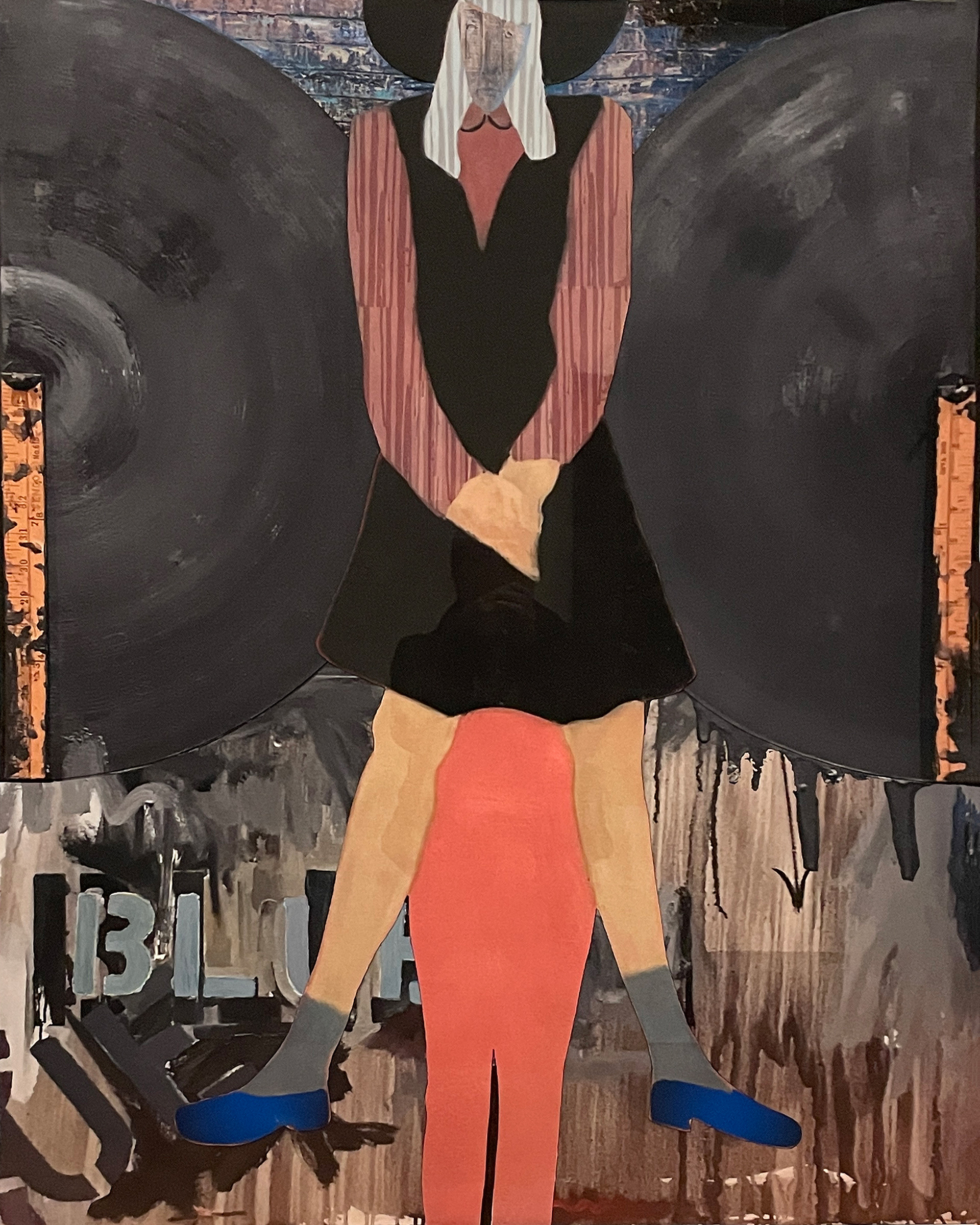 Red, Yellow, Blue Self-Portrait. 2022