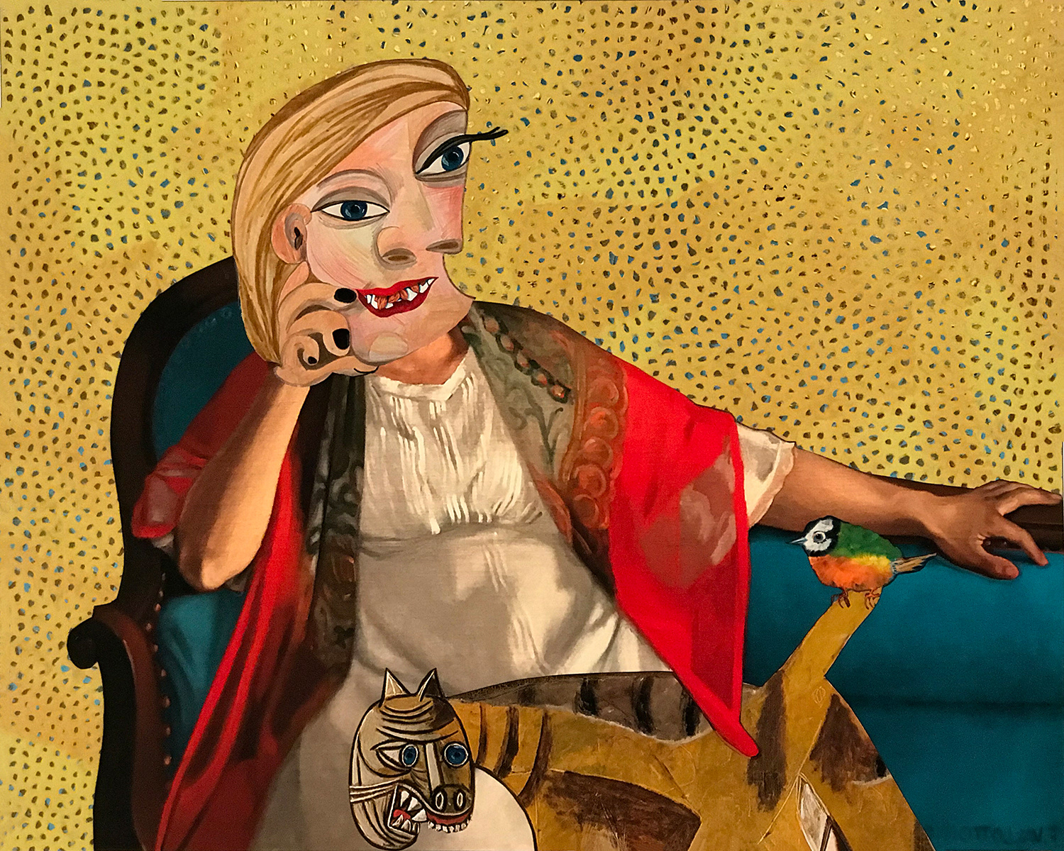 Femme/Chat. 2021