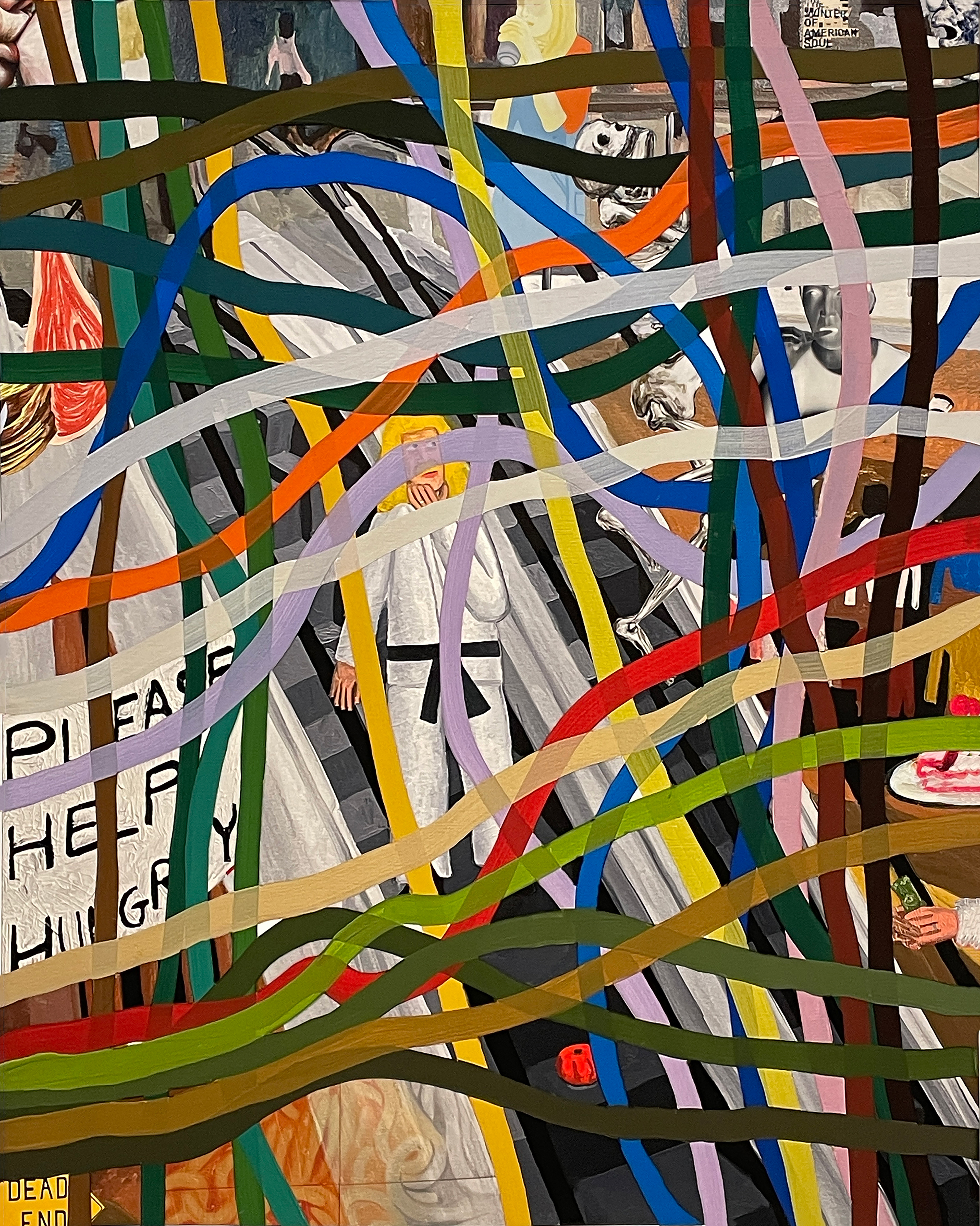 At The Mall Thinking About Hungry People