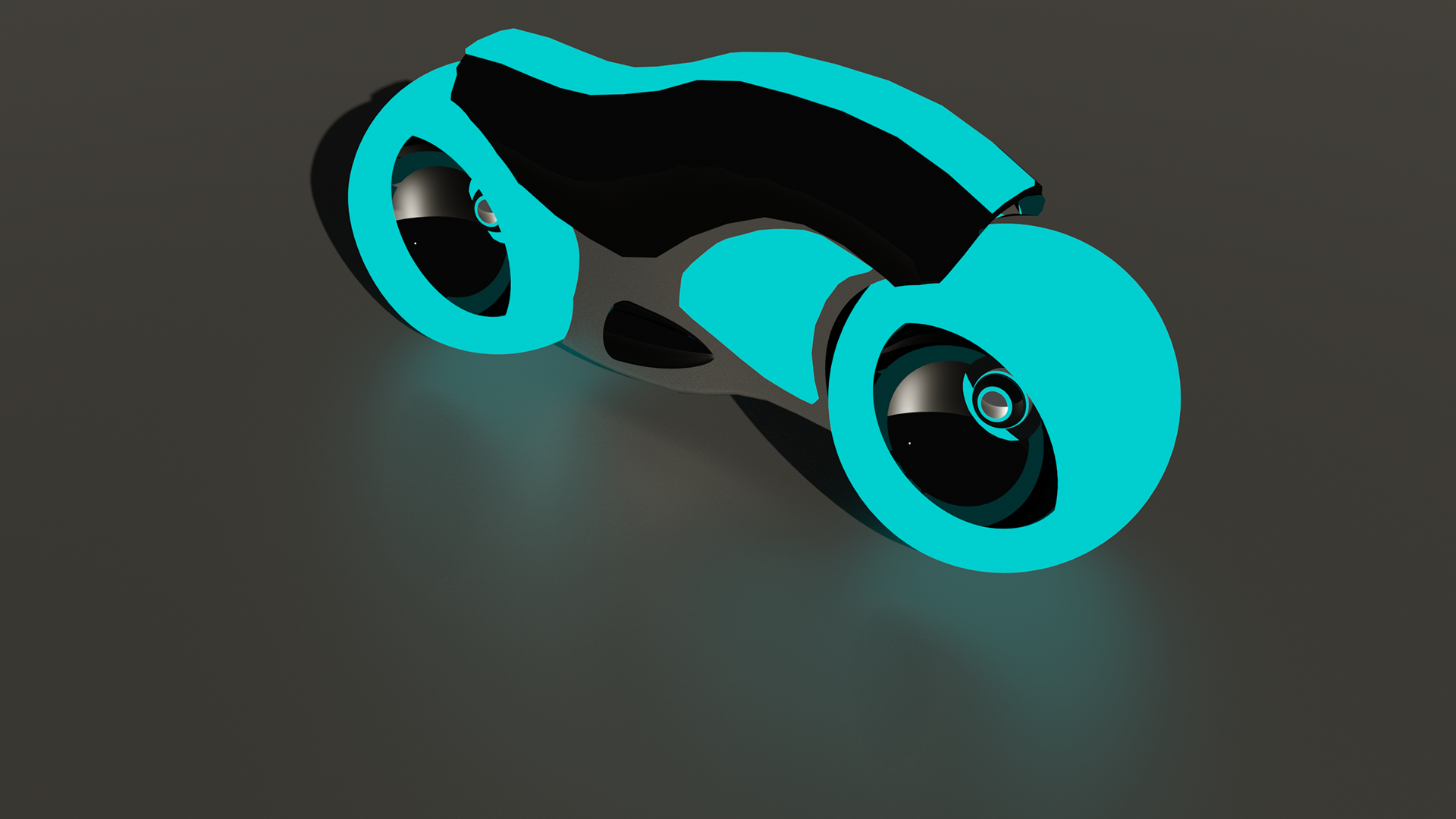 One of the versions I started with, made with a different layout of materials and different rendering engine