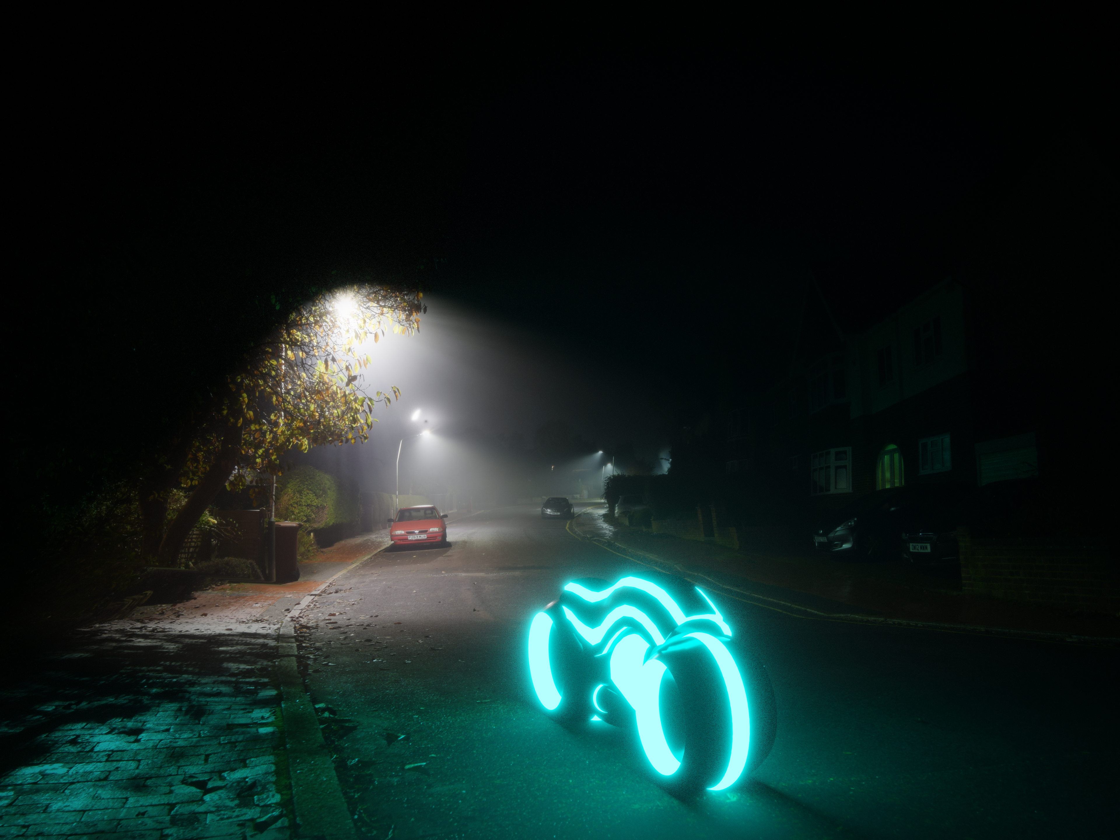 After some experimentation I found how to improve the volumetic lighting and so I produced this piece.