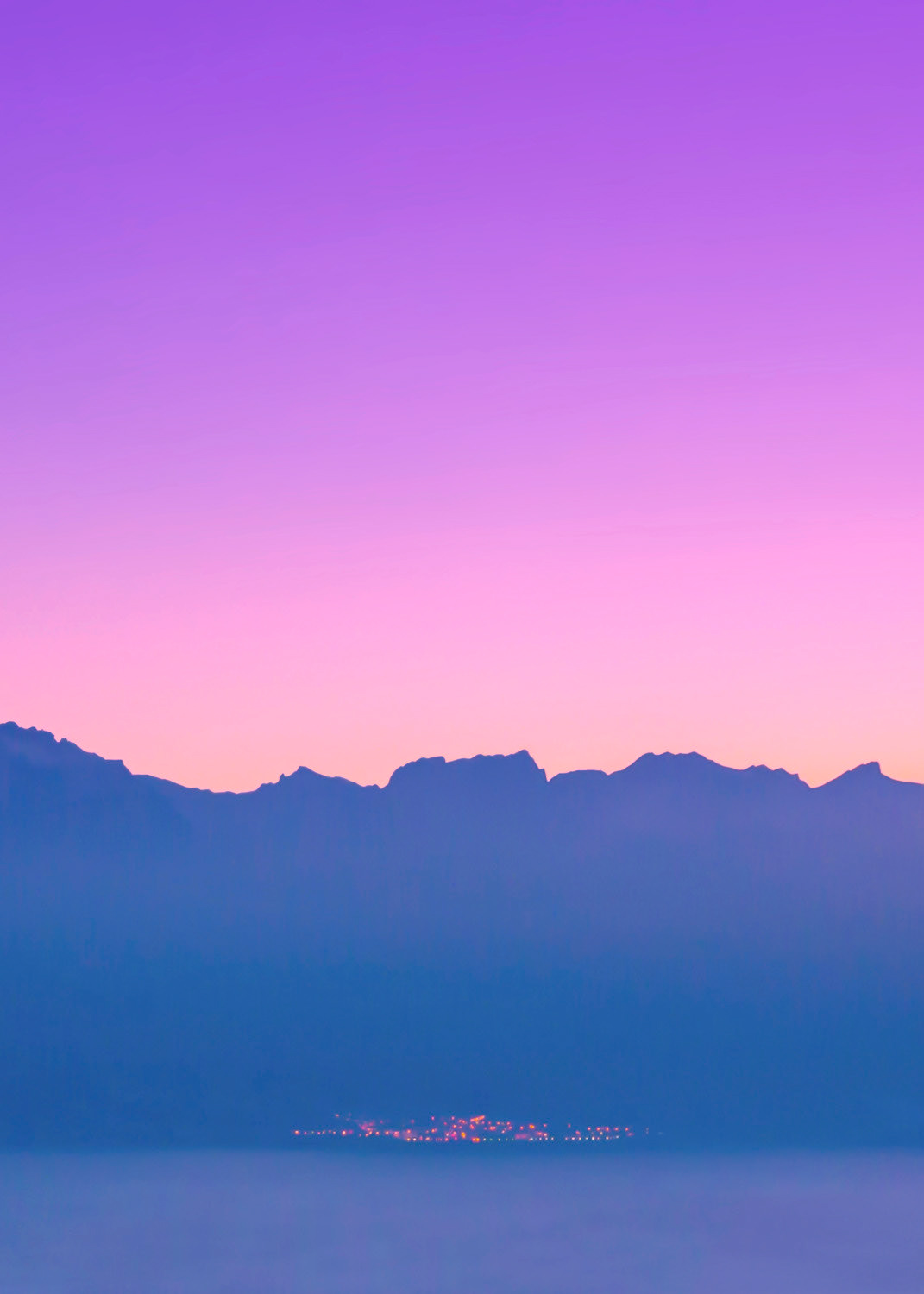 Mountains At Sunset
