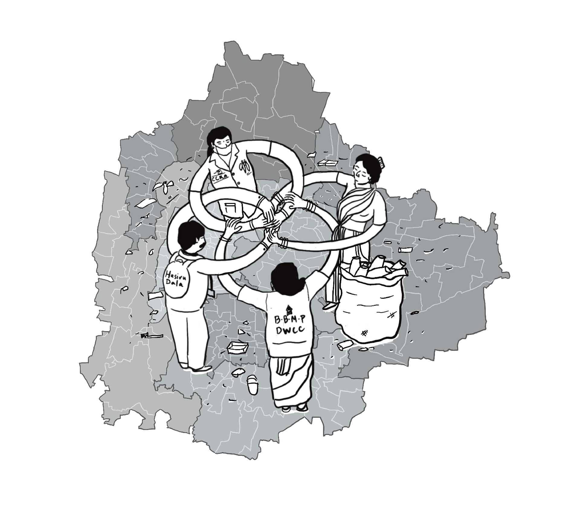 Waste needs an office space - Hasiru Dala, Bengaluru, Karnataka