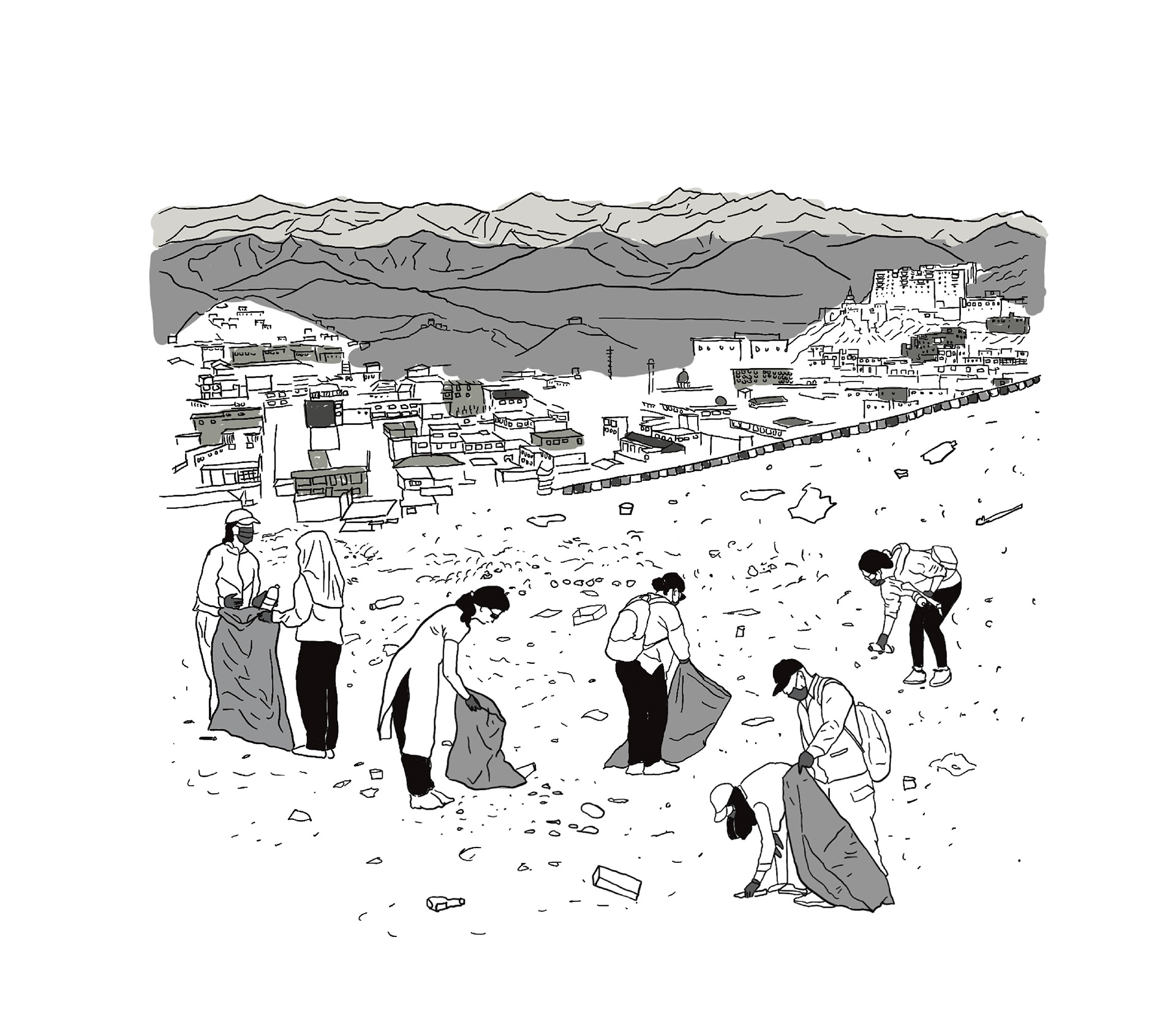 Handling tourism waste surges - LEDeG, Leh, Ladakh