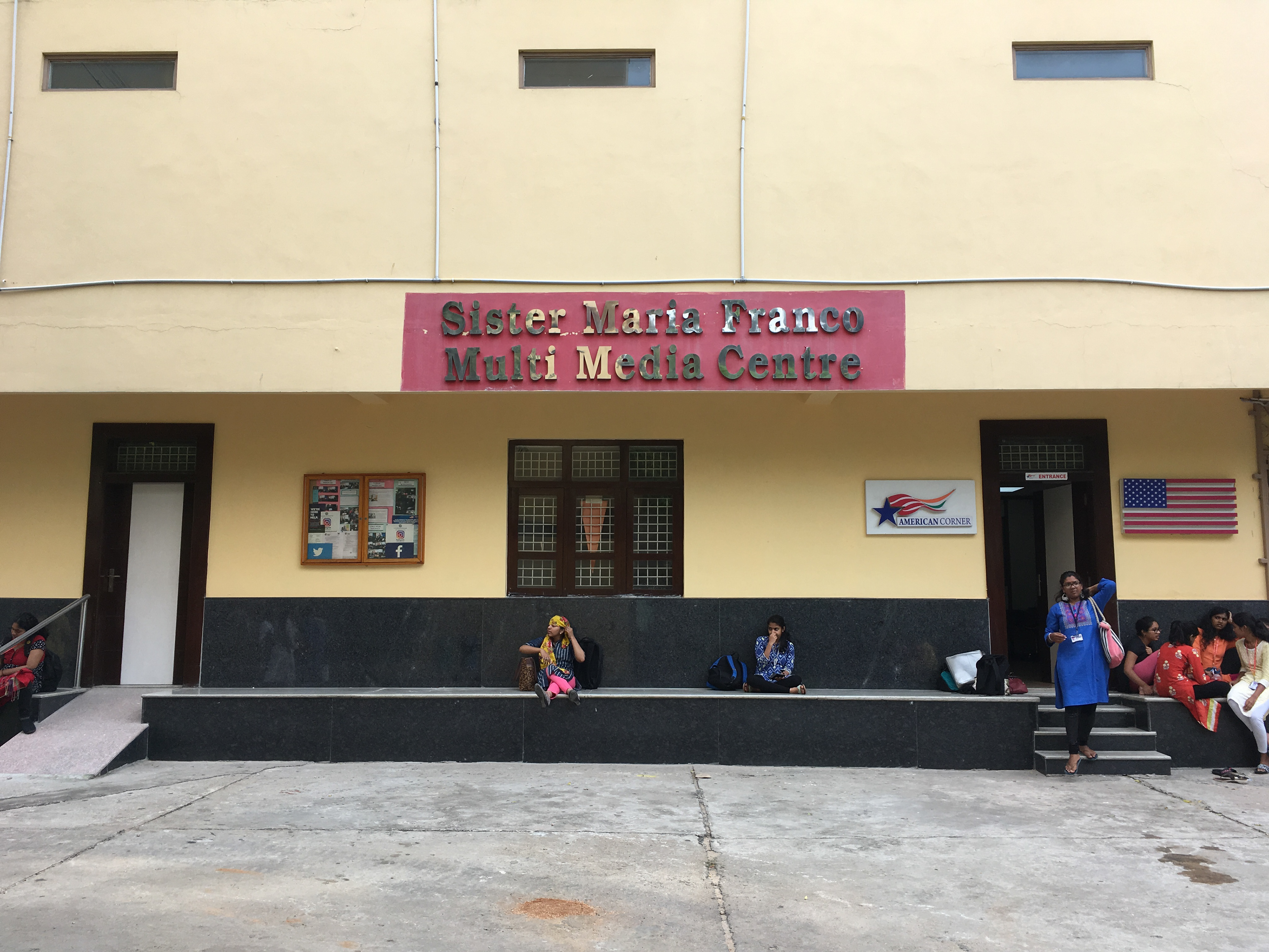 The wall before the mural