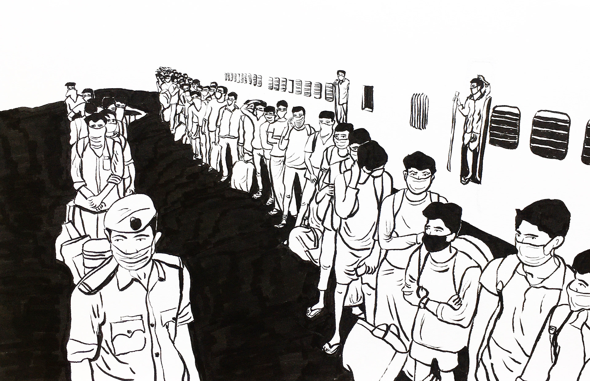 72 - According to a Railway Protection Force’s report, around 80 people had died in Shramik Special trains between May 9th and May 27th, 2020. Ref image by PTI via Hindustan Times, 27th June