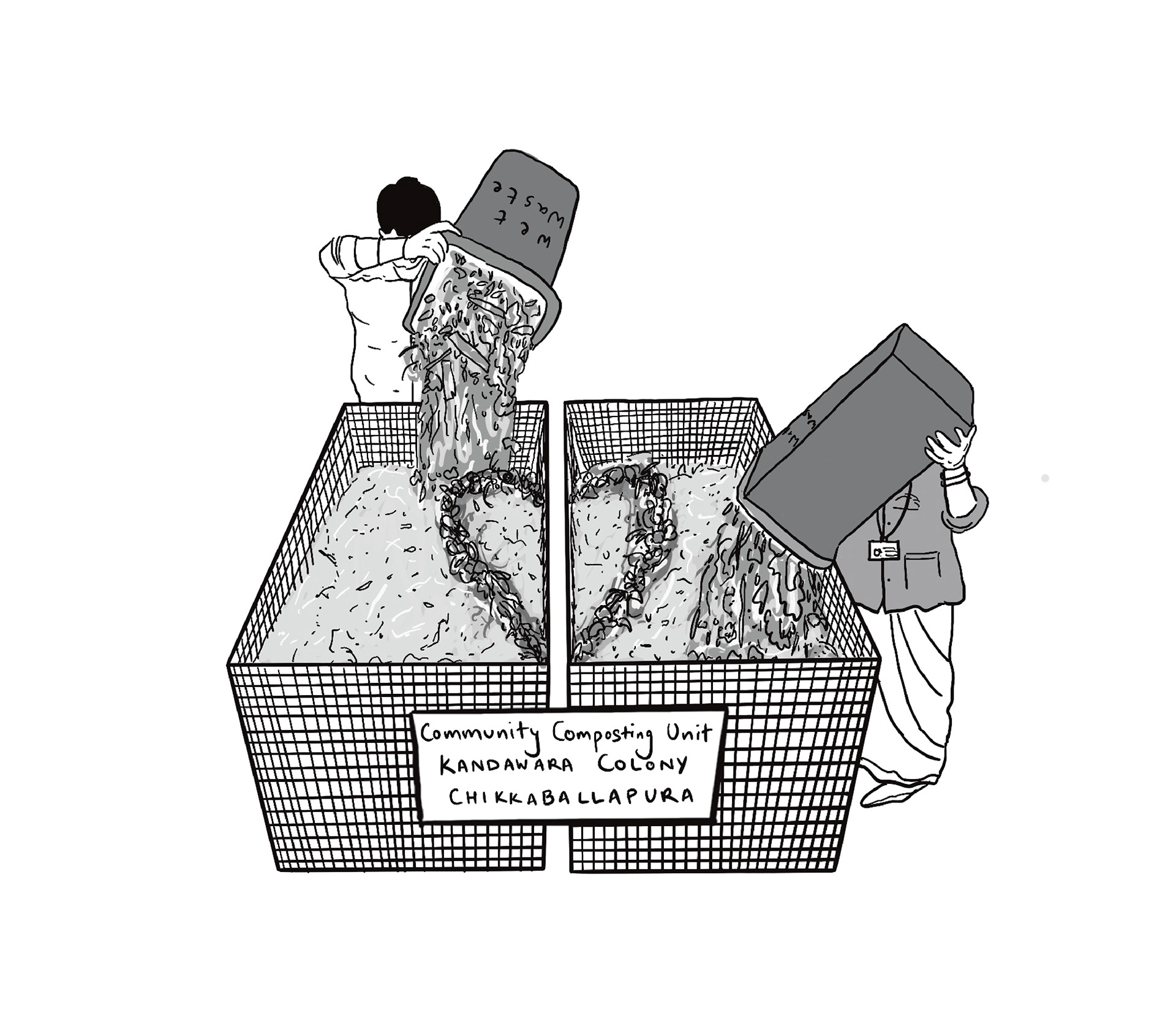 Where should sanitation workers live? - TIDE, Chikkaballapura, Karnataka