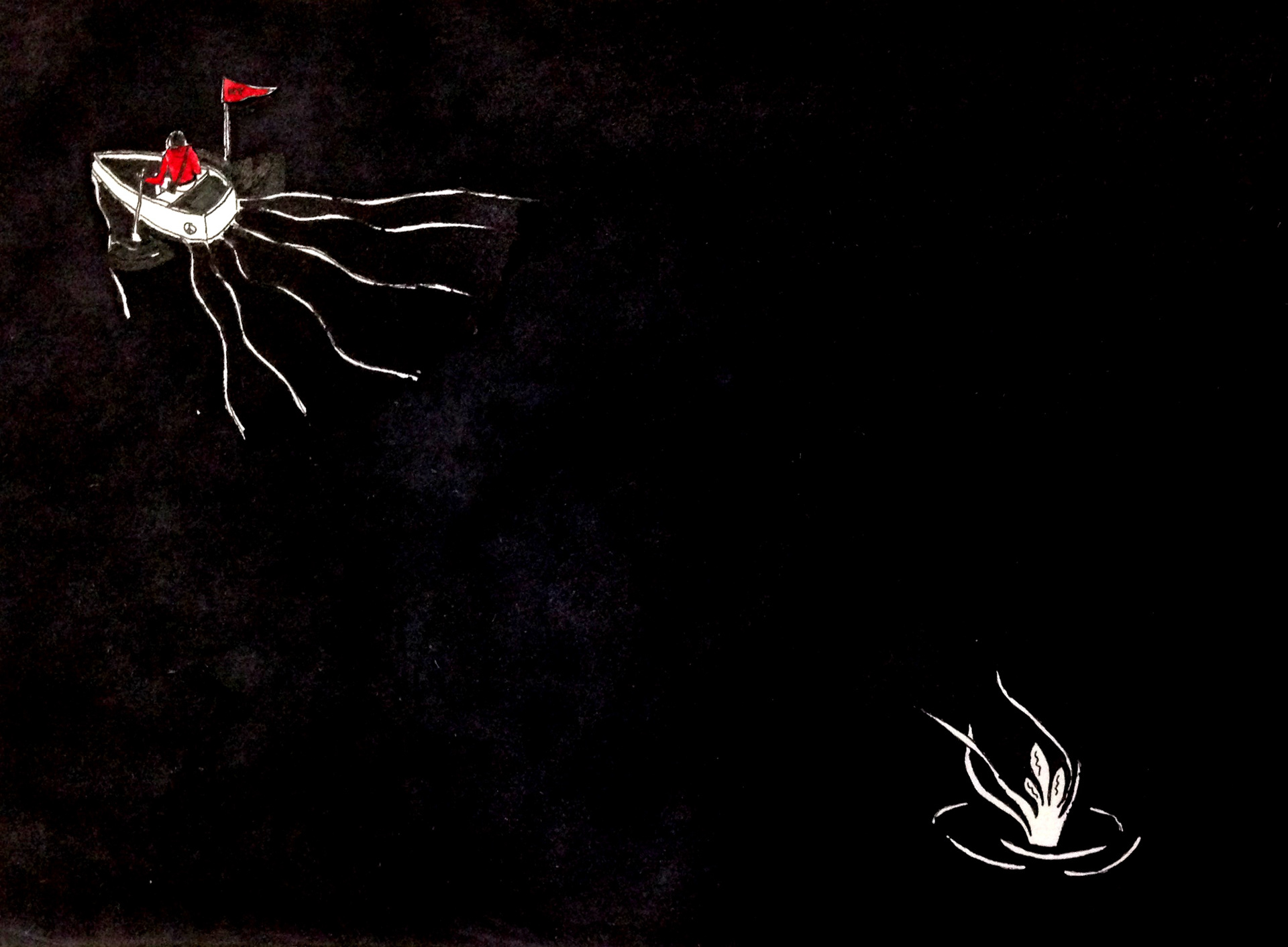 Alone, but alone together.