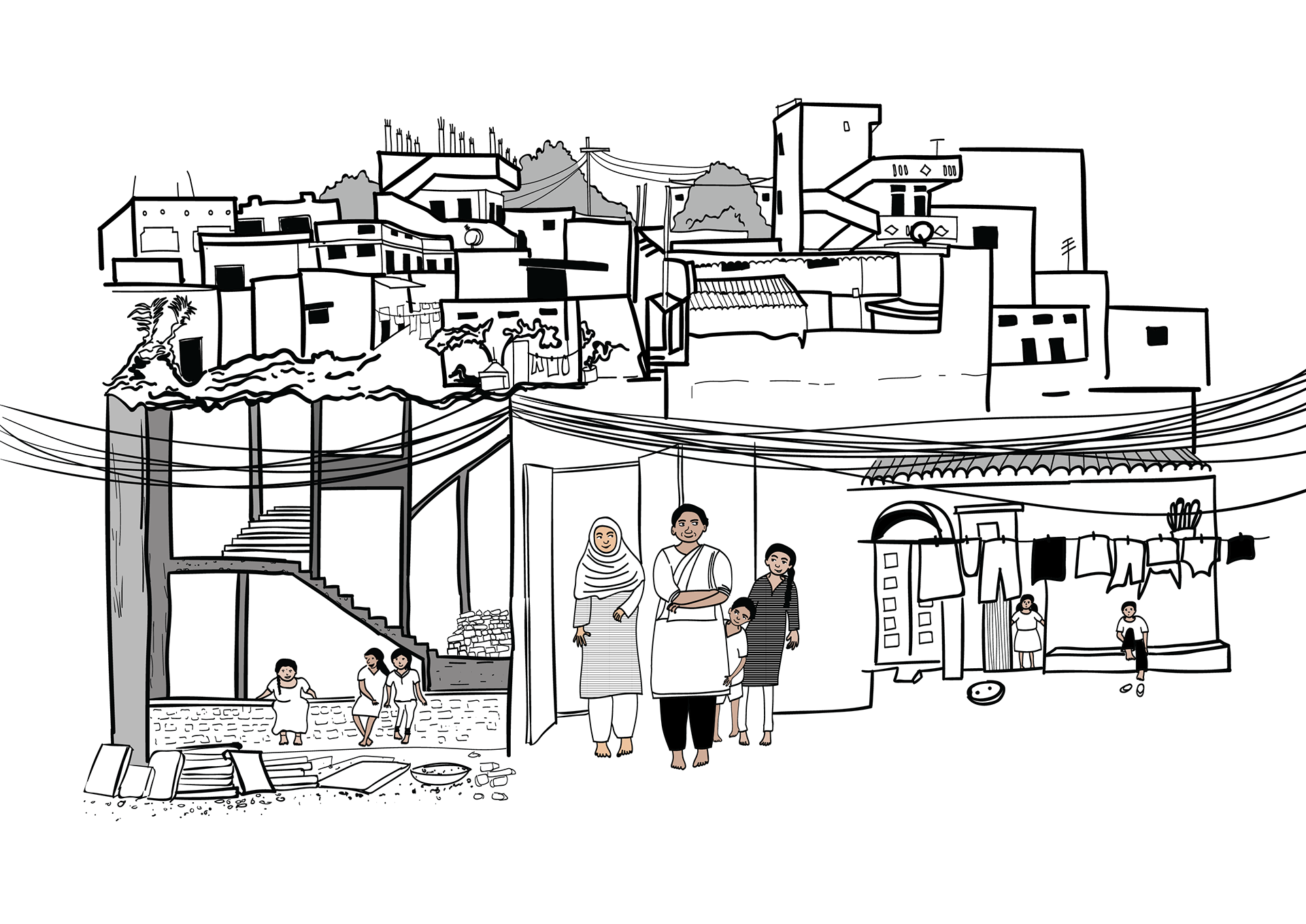 My neighbourhood in the city