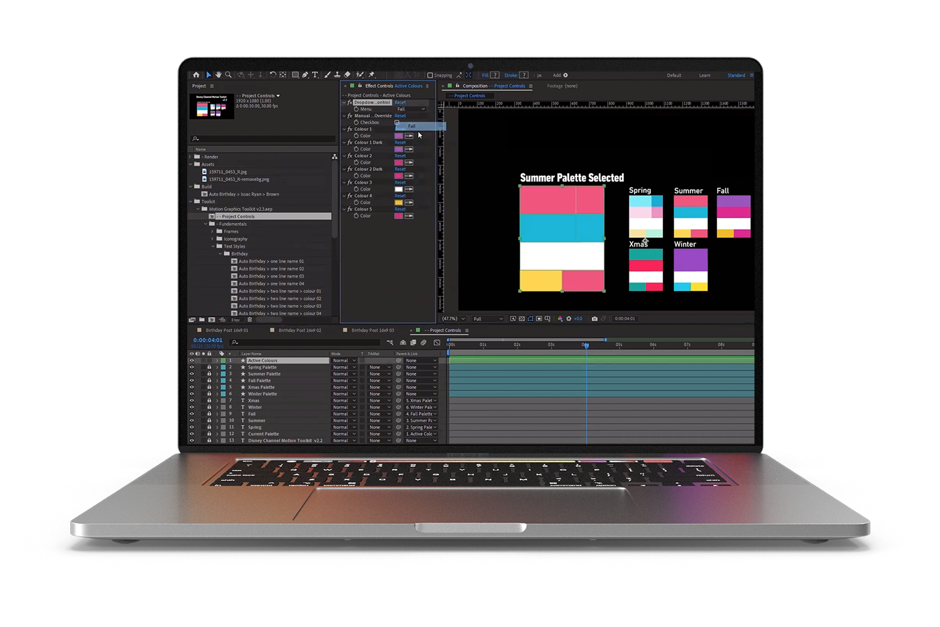 Adobe After Effects - Color Palette