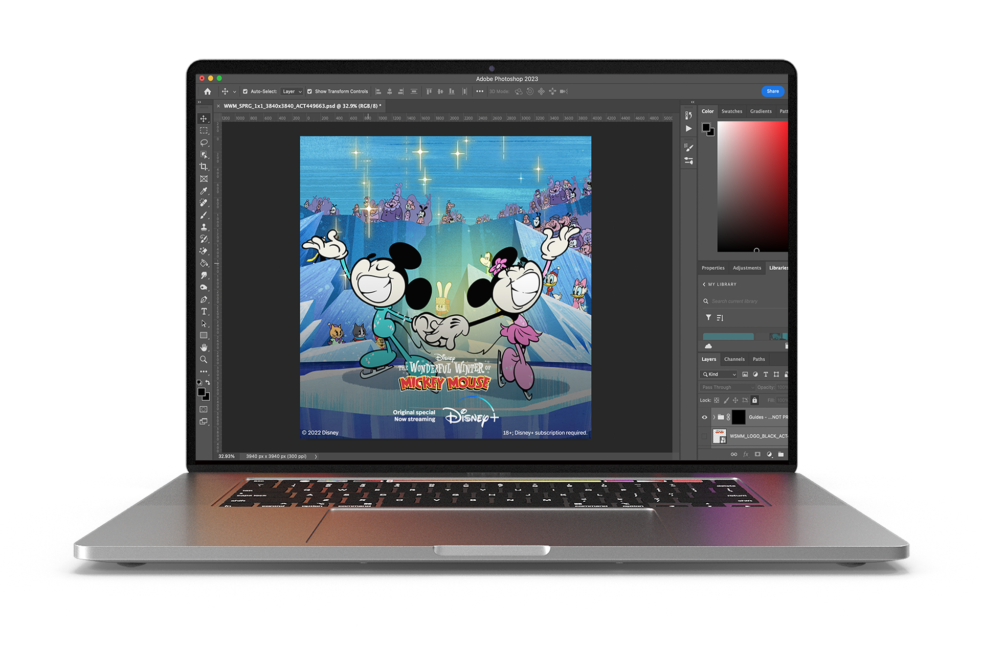 Adobe Photoshop - 1:1 Composition