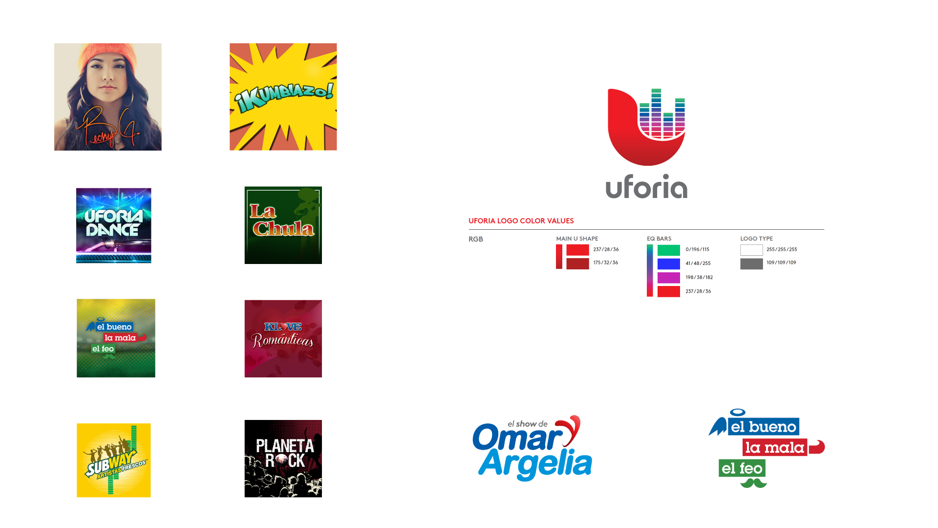 Uforia Music App - Original Design Assets + Guides