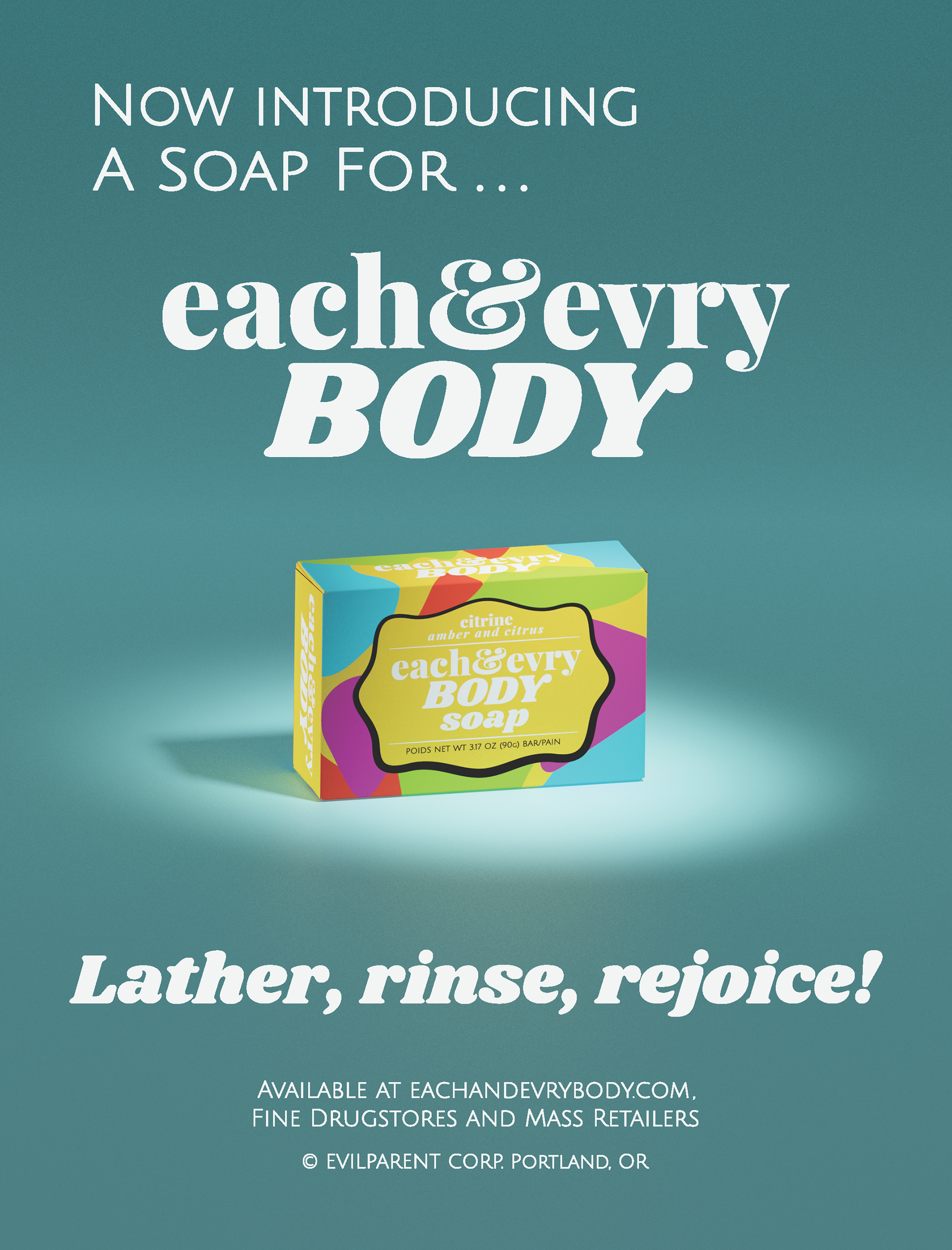 Each&Evry Body magazine advertisement.