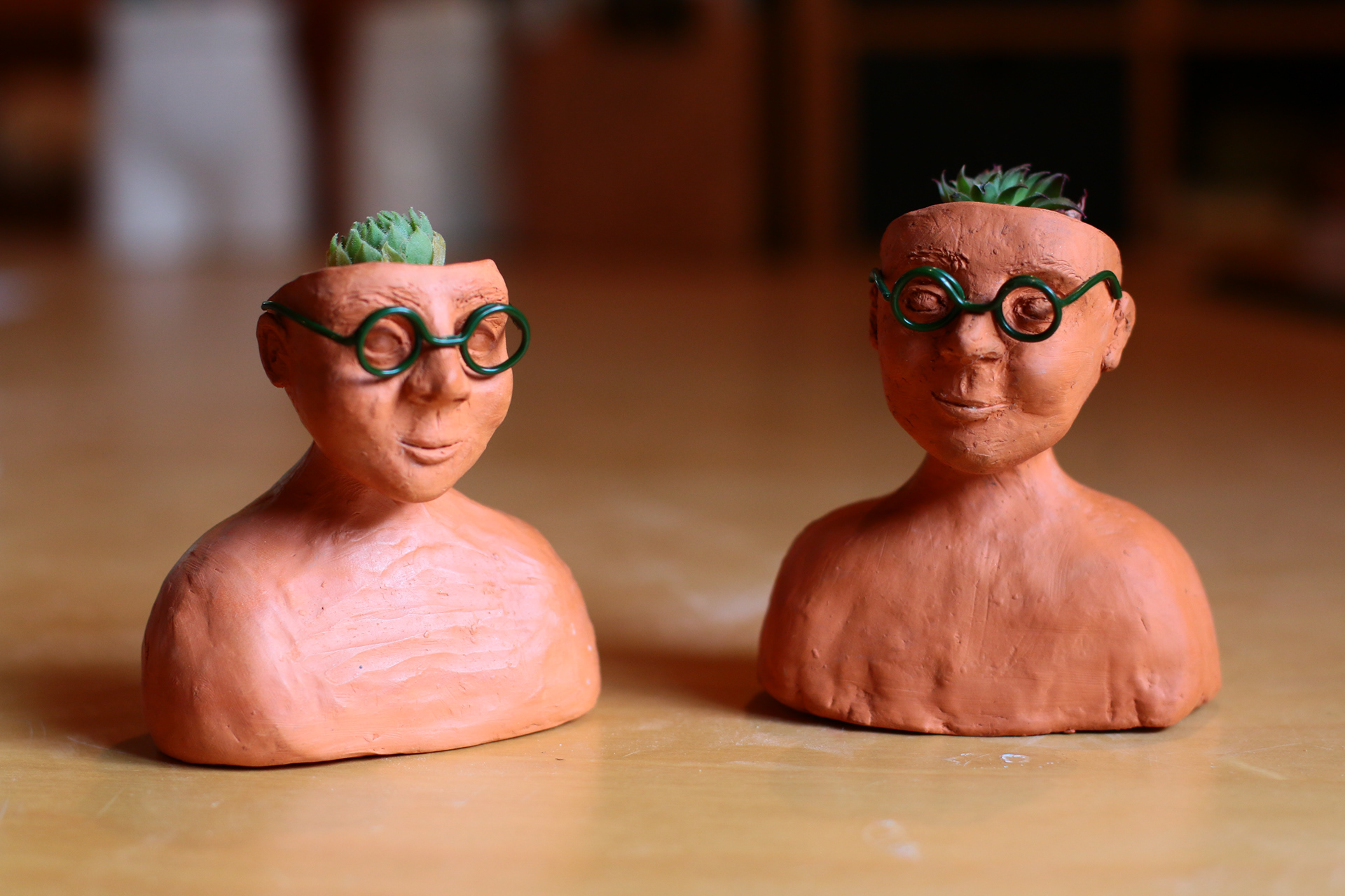 roter Ton, niedrig gebrannt