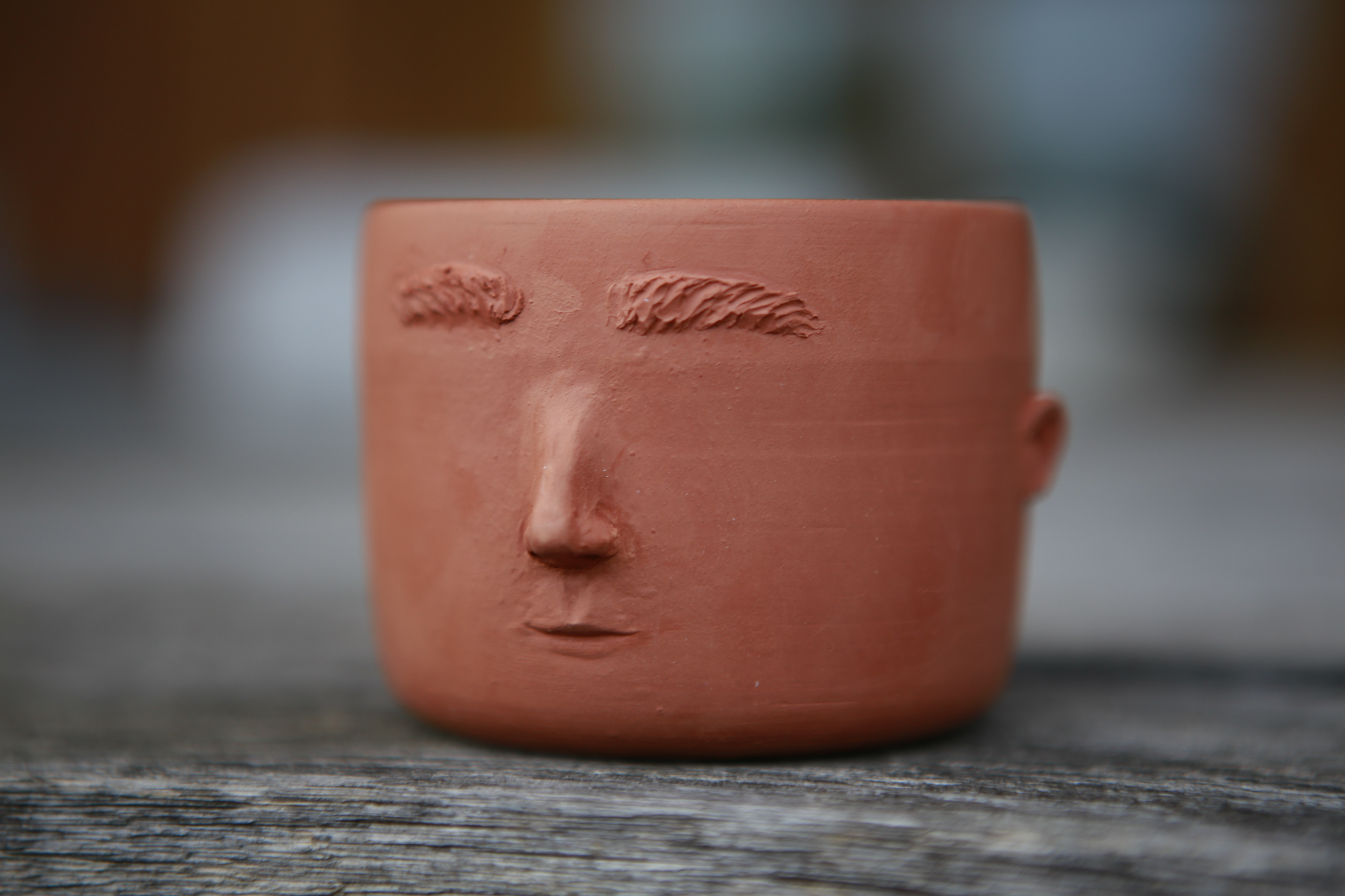 Kopf-Topf Terrakotta