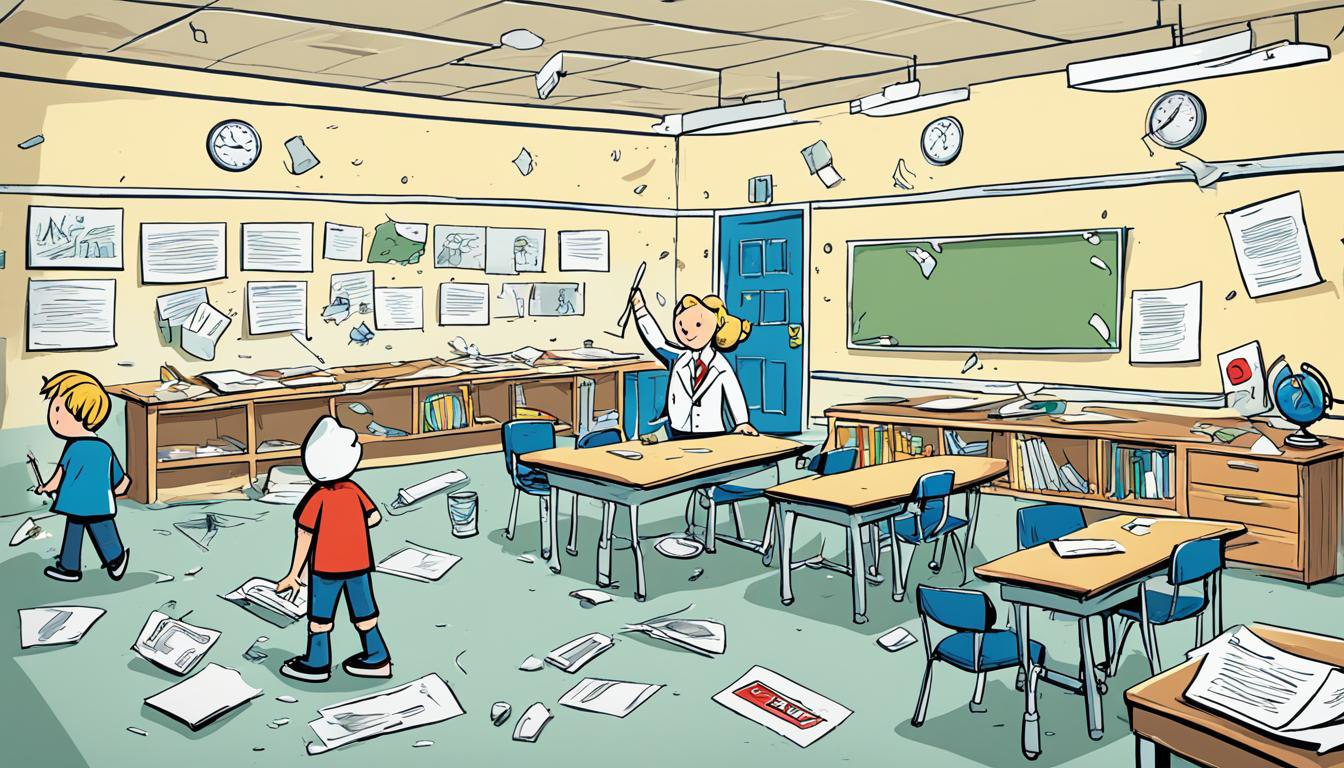 voorbeeld van asbesthoudende materialen in een school
