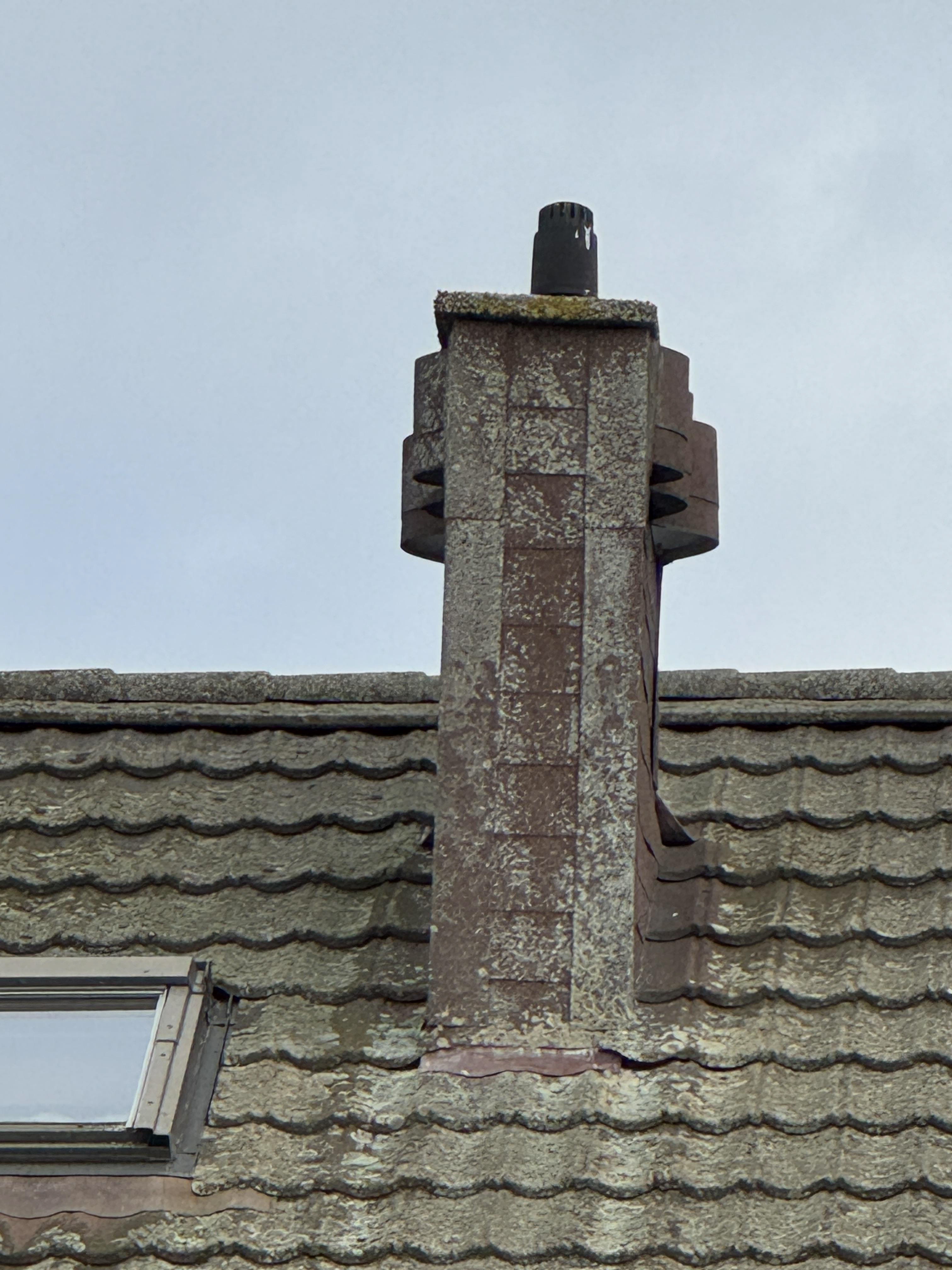 Overzetdak over asbestleien