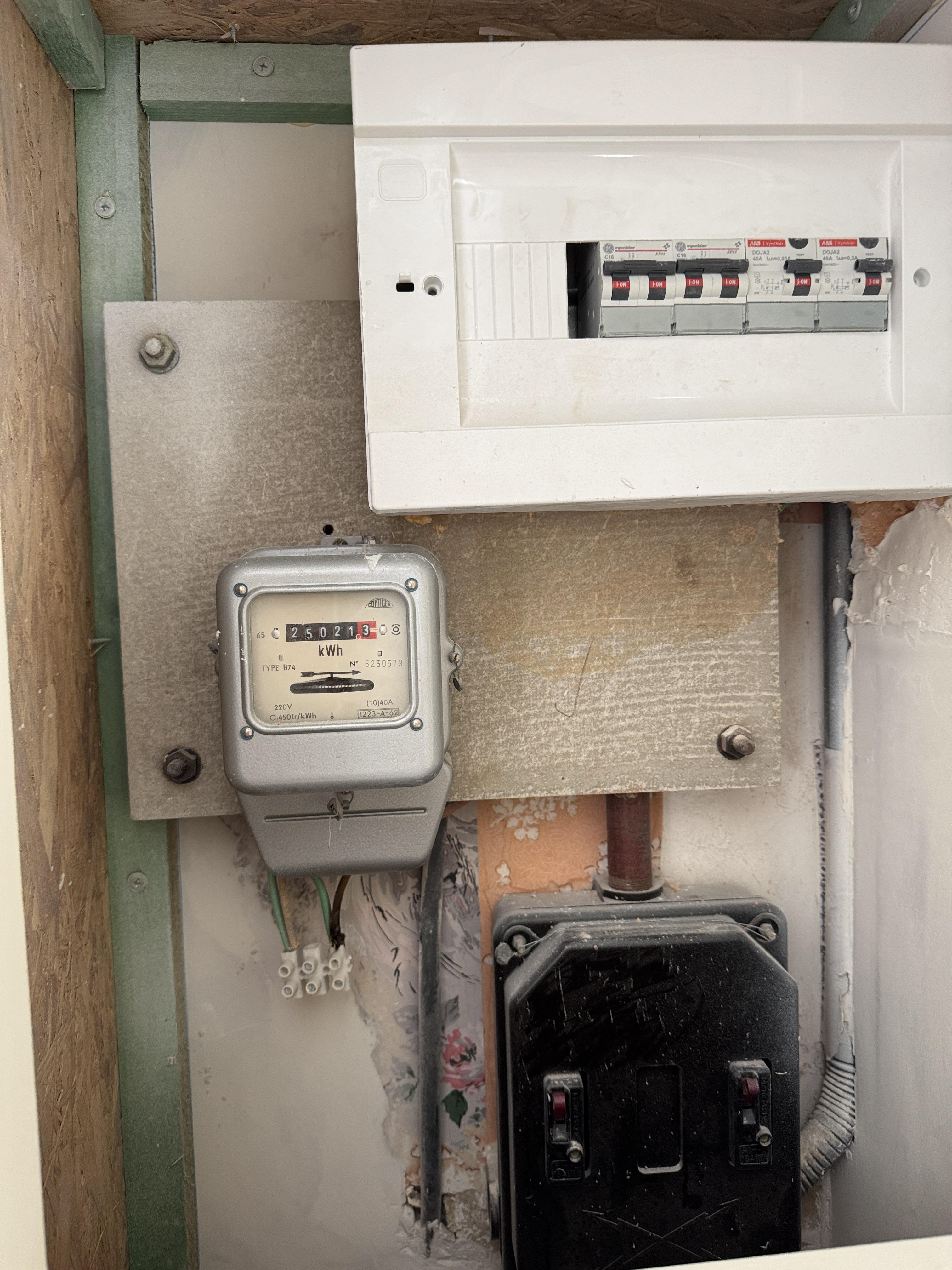 Een plaatje in asbestcement