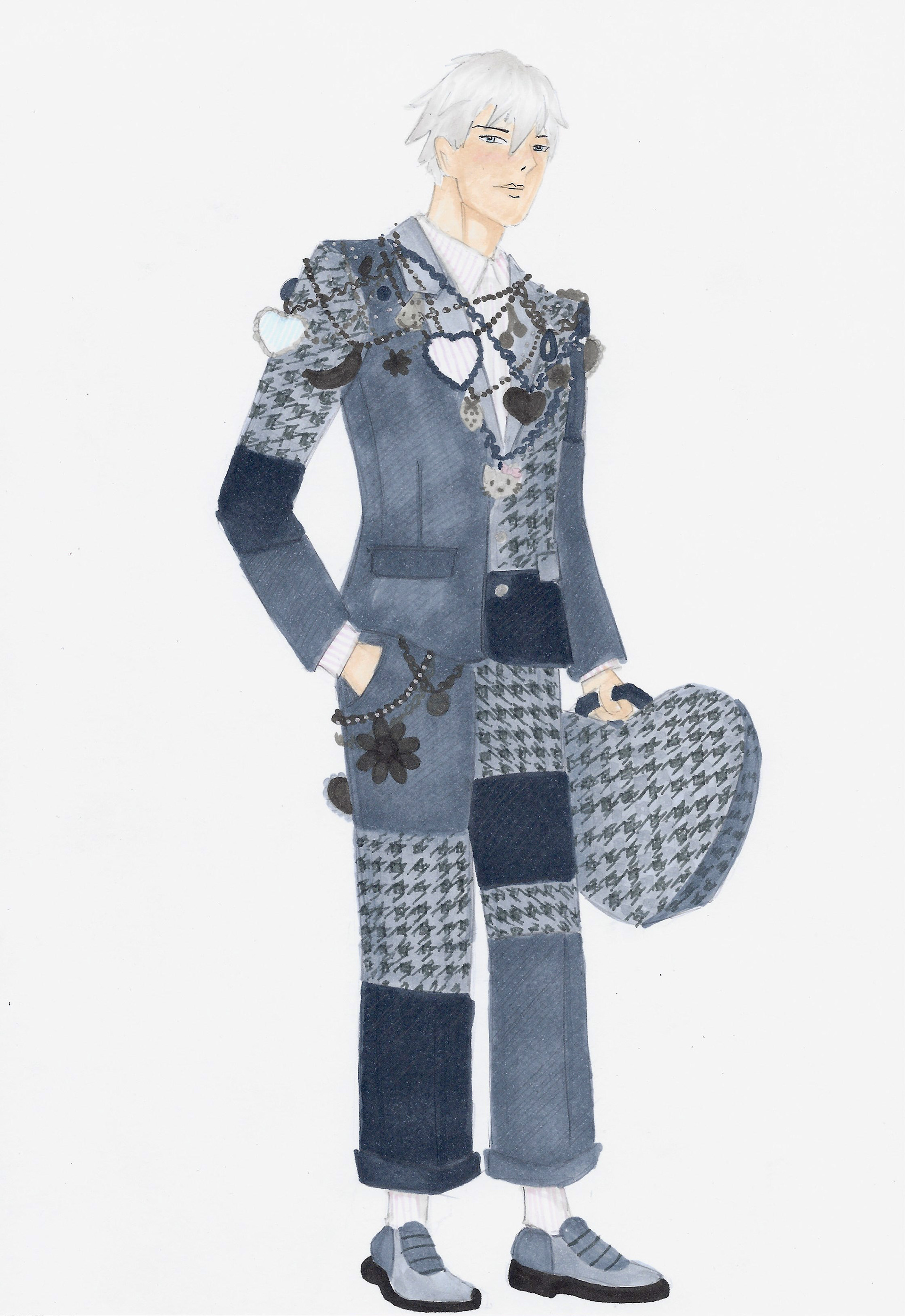 Kawaii Bijinesu 2. markers on paper [2020]