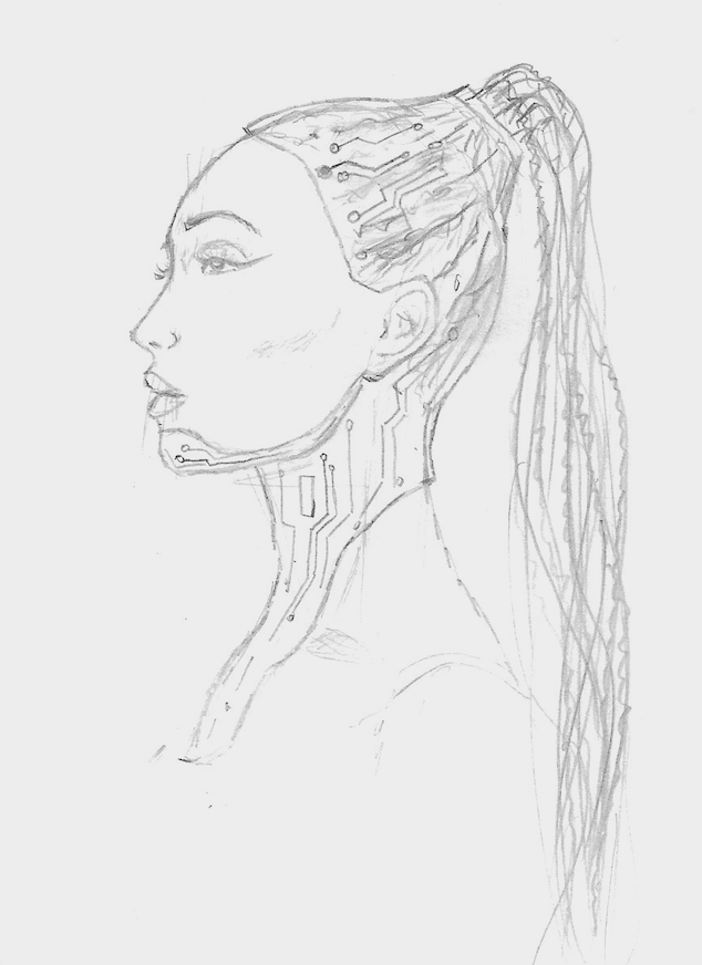 Android. pencil on paper [2018]