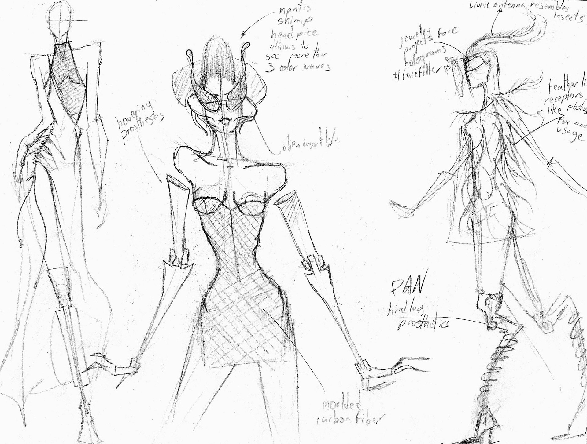 project: bion study. pencil on paper [2020] 