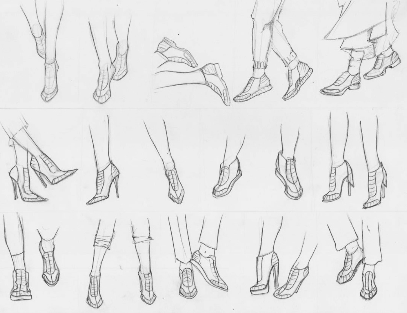 Shoe Study. pencil on paper [2020]