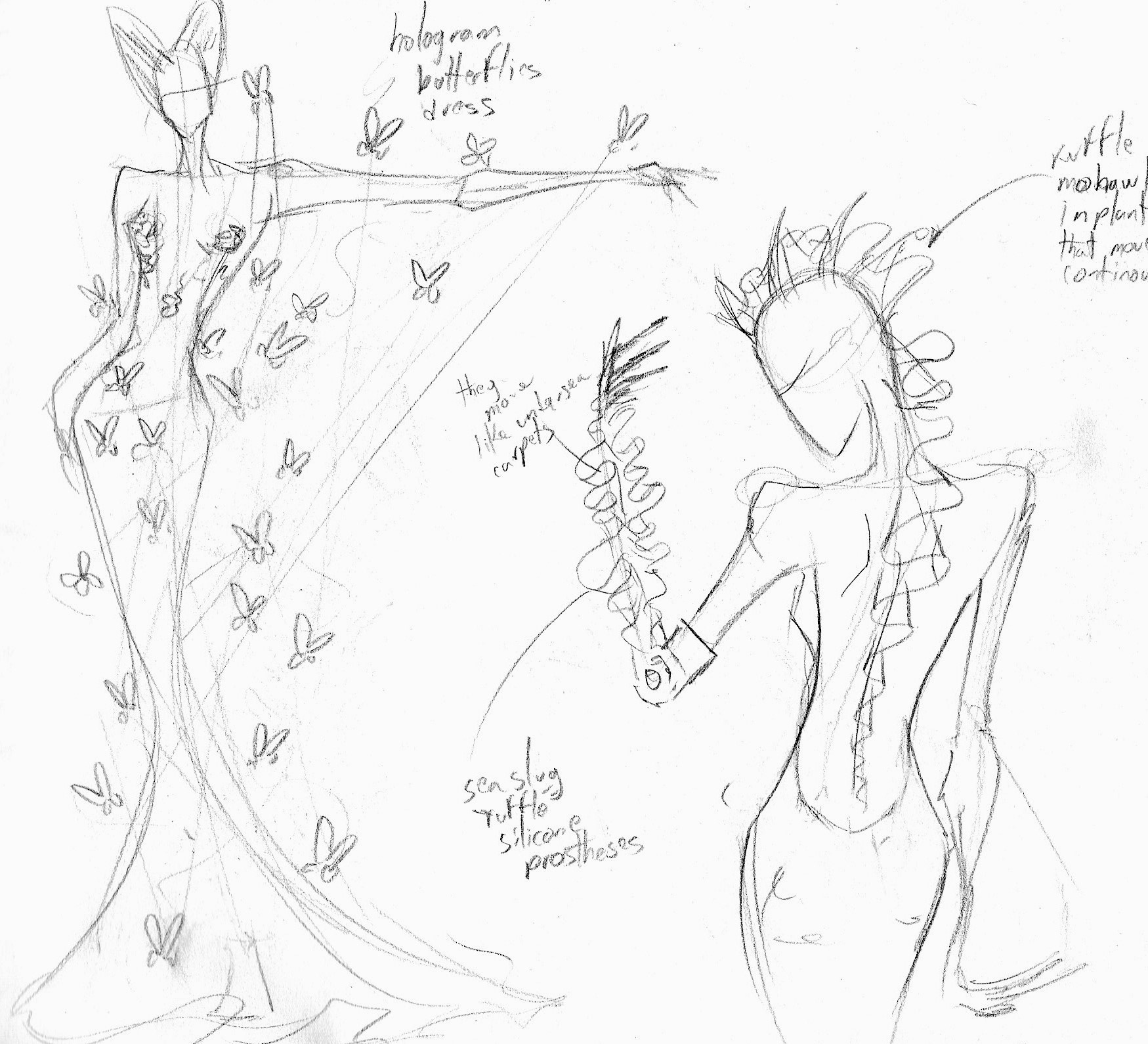 project: bion study. pencil on paper [2020] 