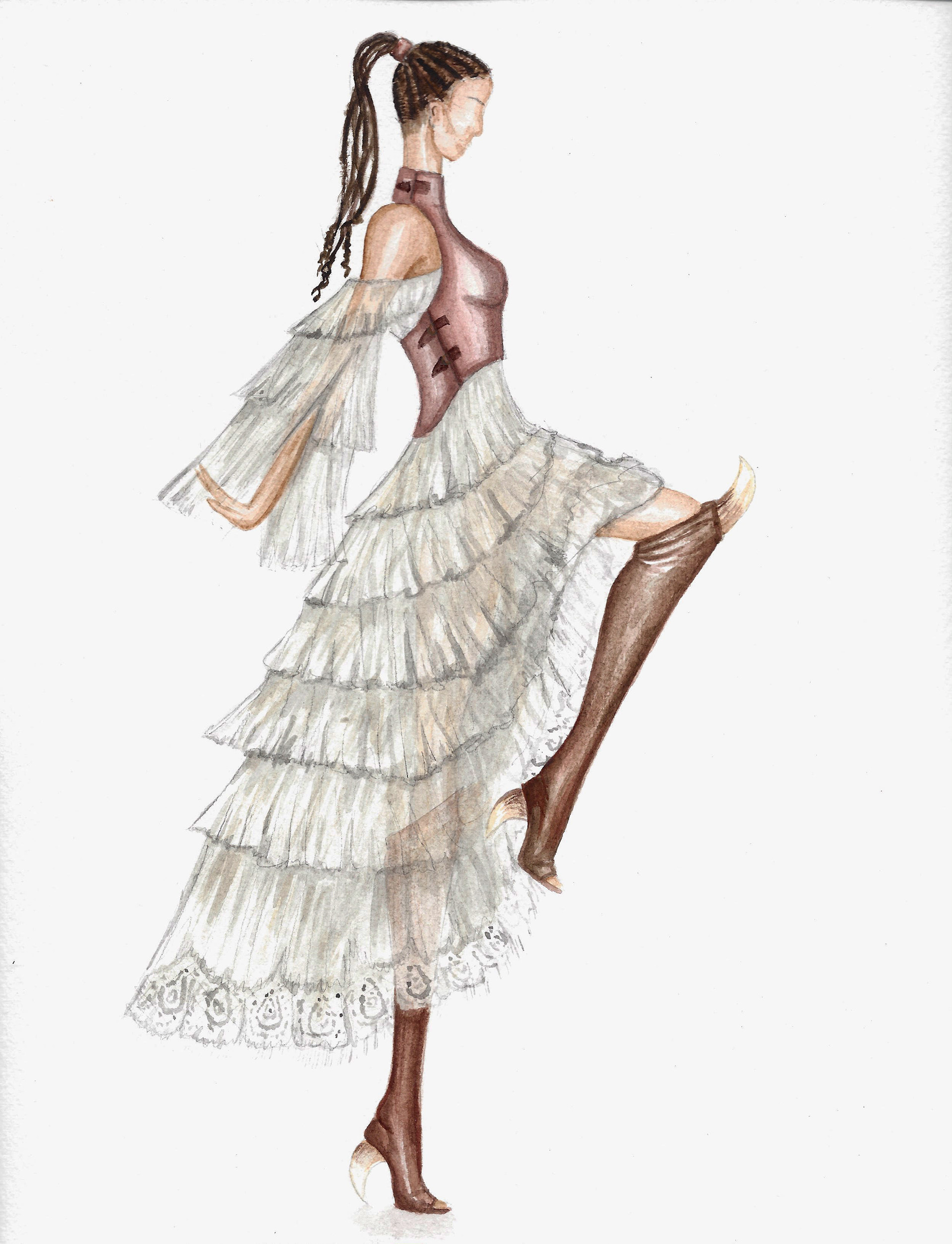 Apex.1. watercolor on cotton paper [2020]