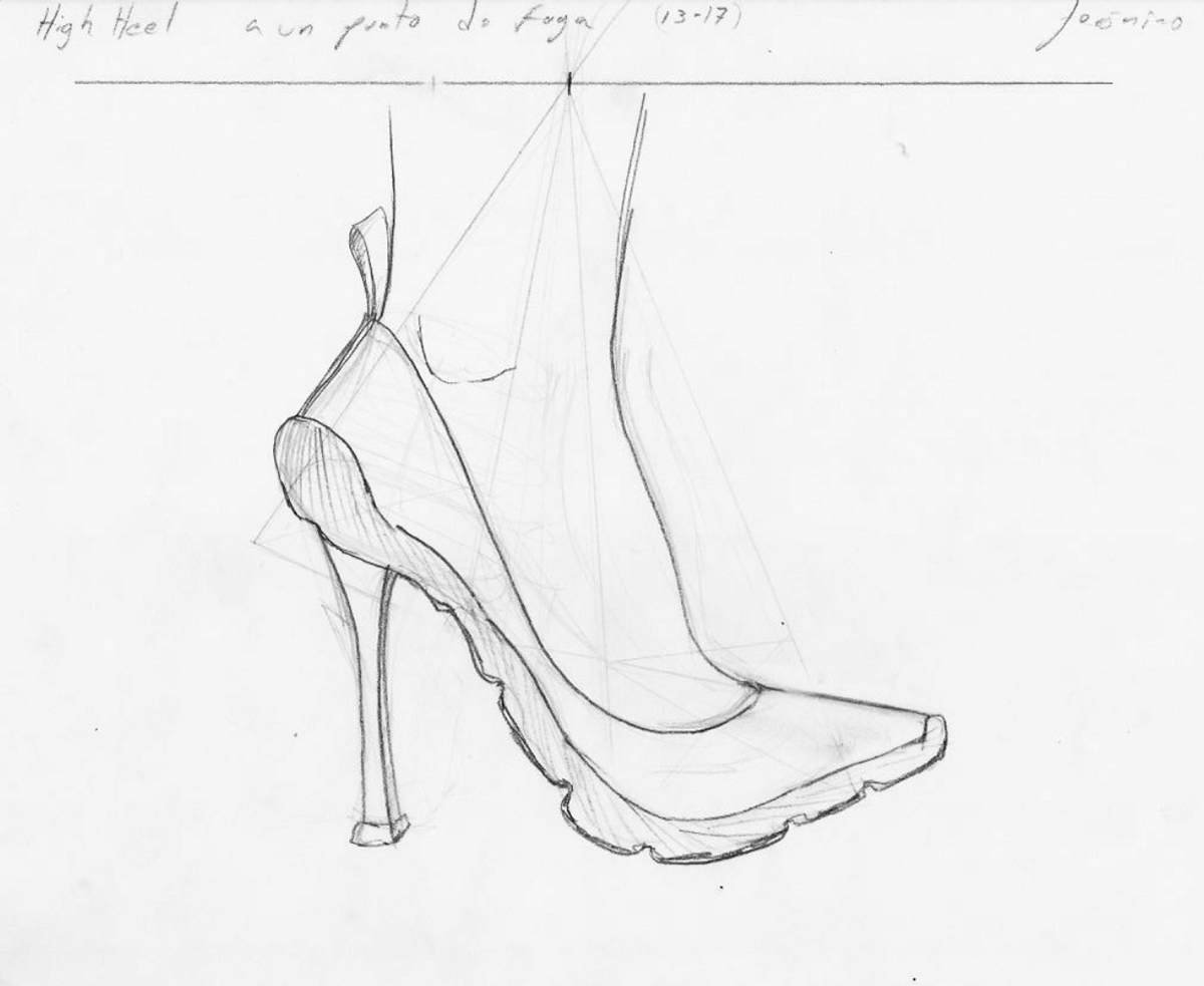 Shoe Design. pencil on paper [2019]
