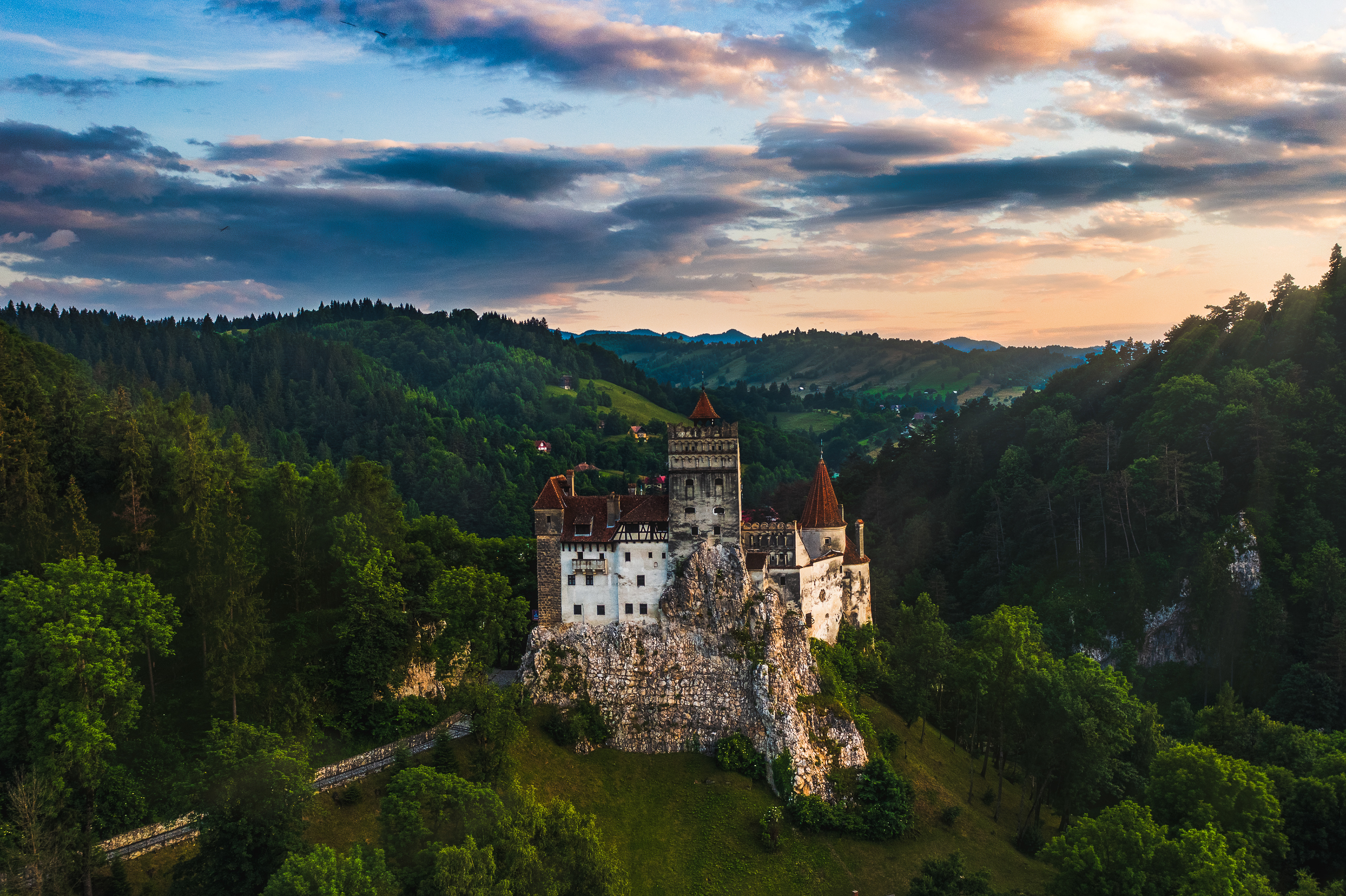Bran Castle - the iconic and painting like castle in the Romanian mountains which is advertised as the Dracula Castle. To be fair Lord Tepes who is the base of the Dracula stories never visited this castle:)