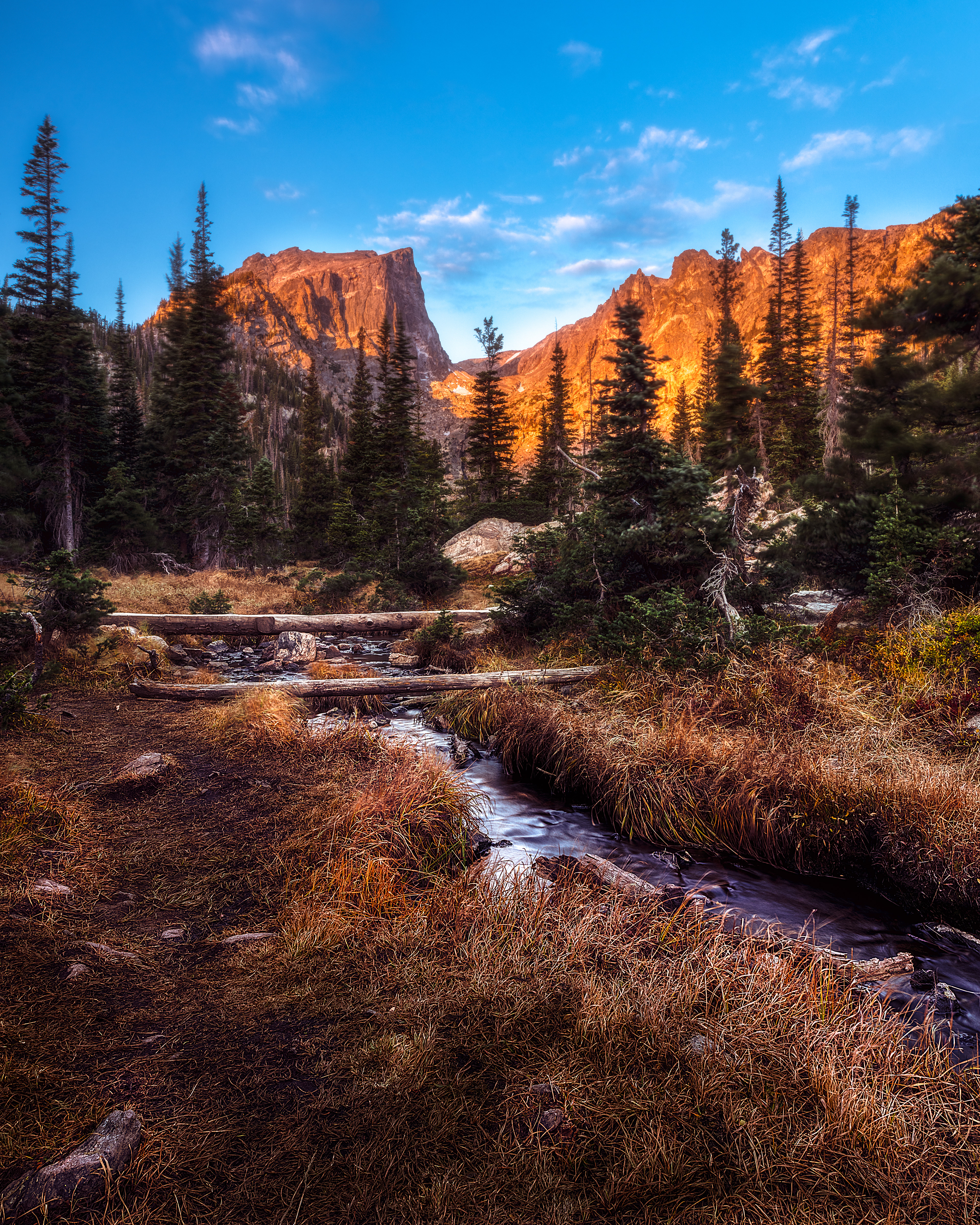 Sunrise in the Rockies